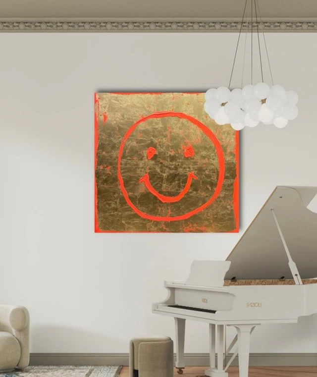 Stefanie Raus - Orange Smiley Gold 2044 XXL
