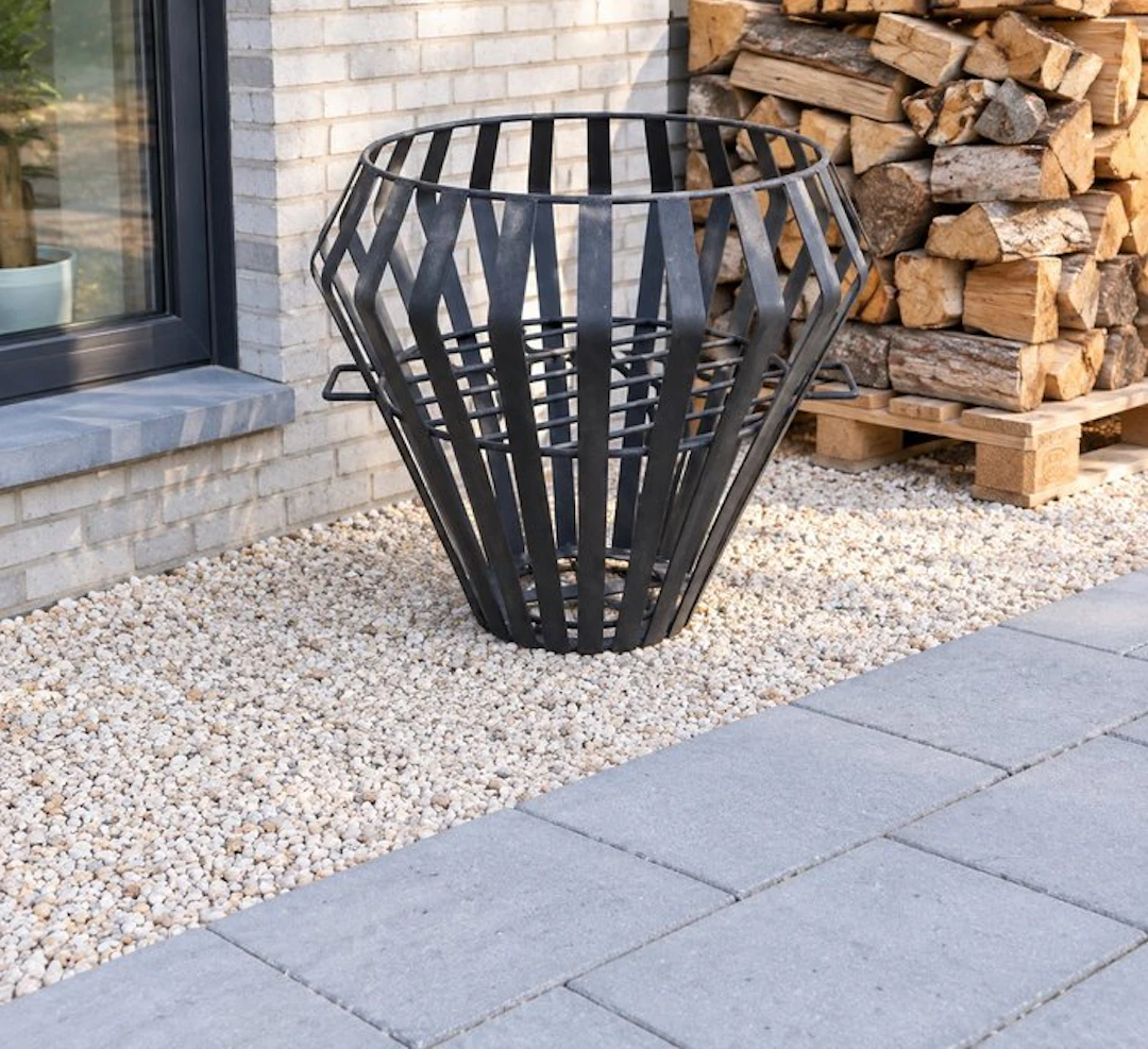 Decorative ornament - Europe - fire basket wood basket