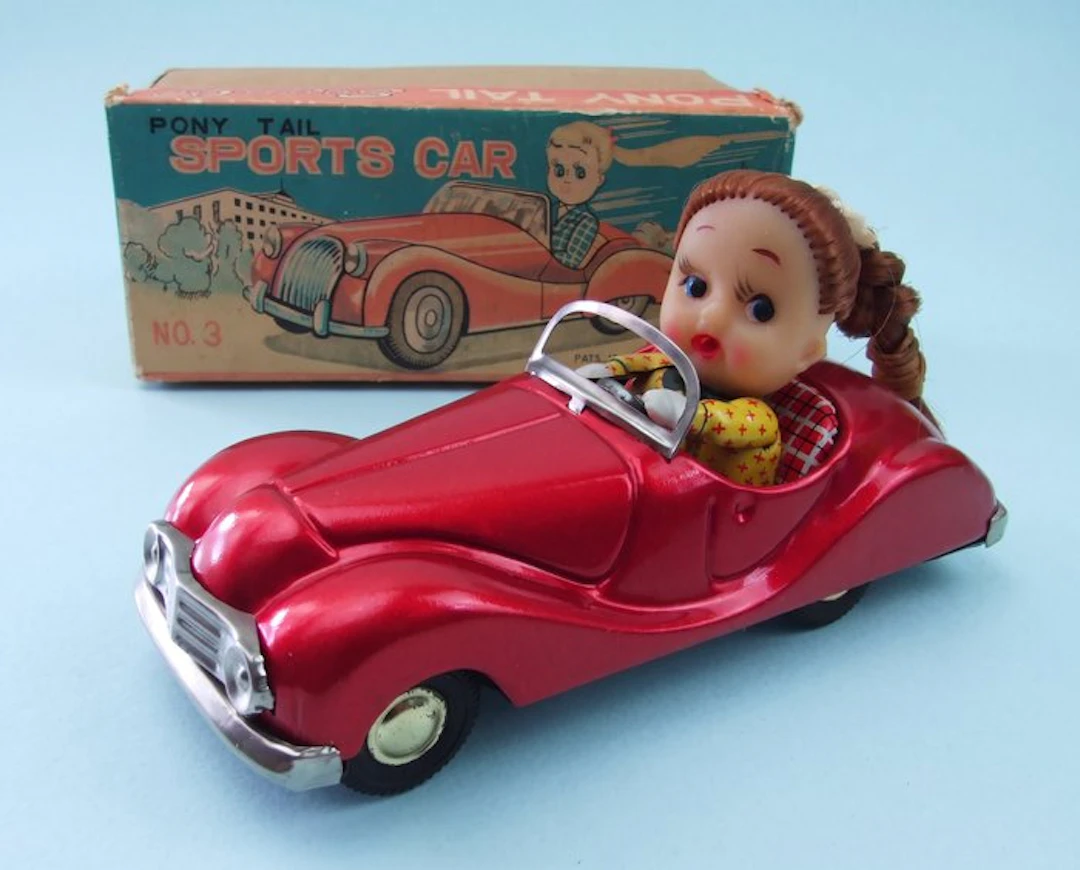Kanto Toys - Tin toy - Tin friction "Pony Tail" Sports...