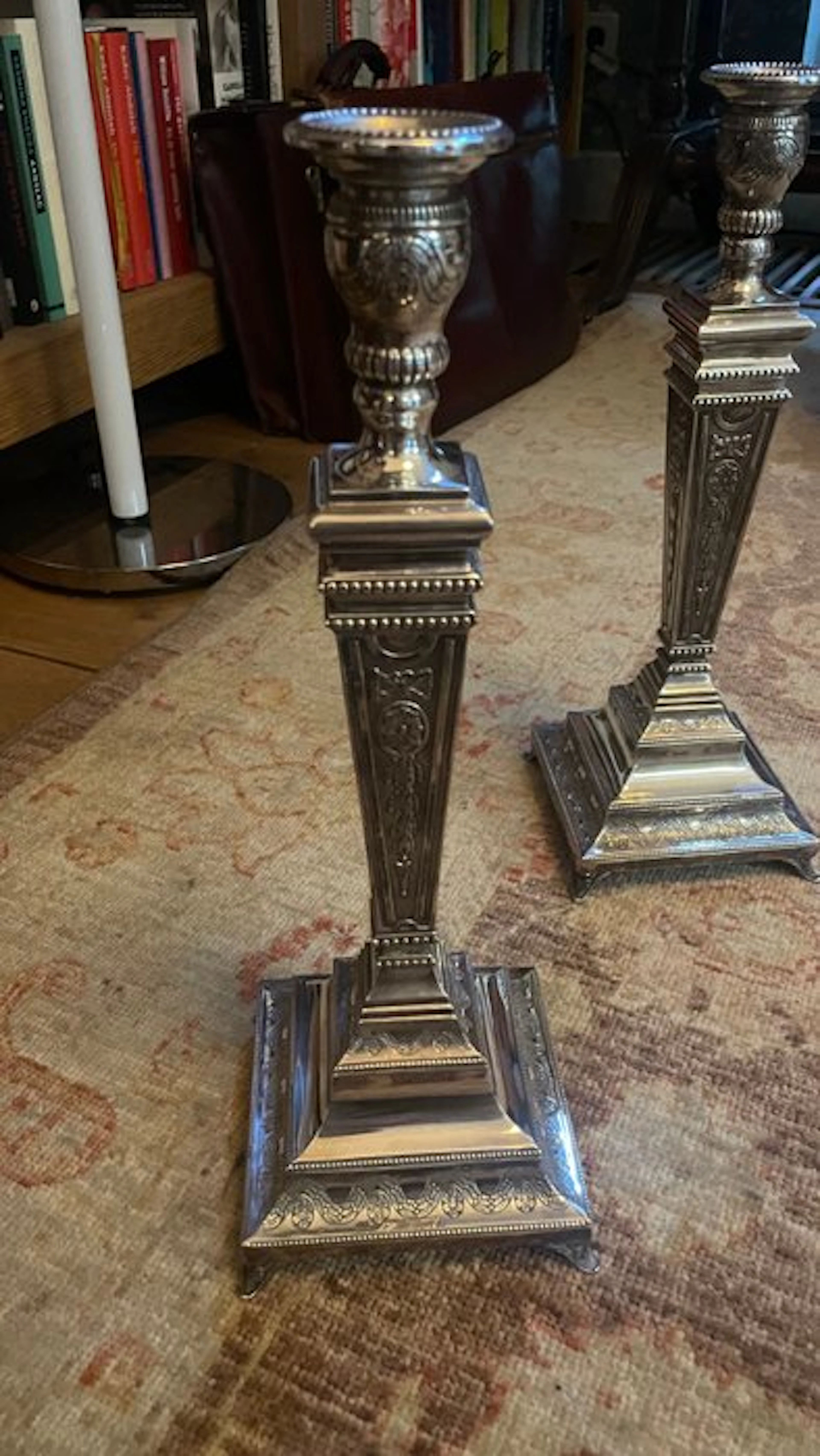 Candleholder (2) - .925 silver