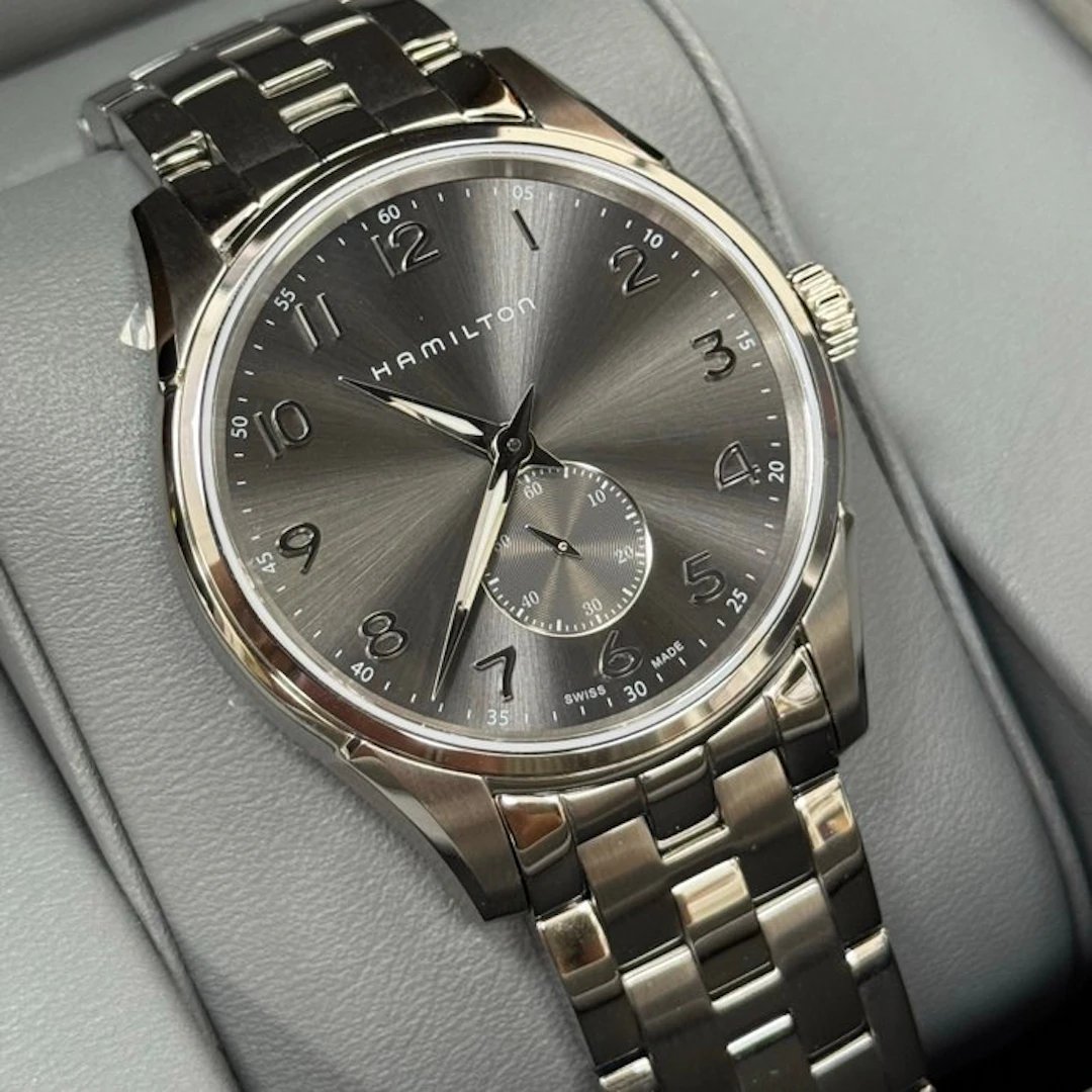 Hamilton - Jazzmaster Thinline Small Second Quartz - H38411183 - Men - 2025+