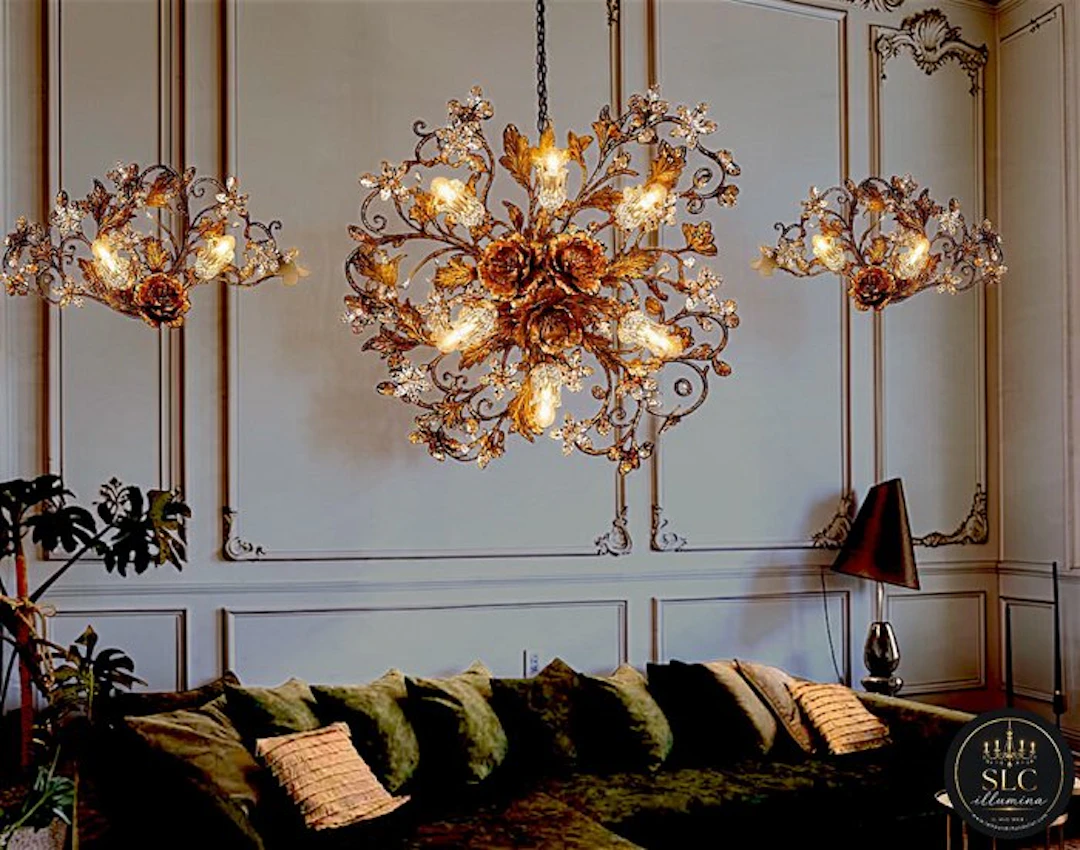 SLC Illumina - MG - Ceiling lamp - Epoca PL6L Crystal + 2...