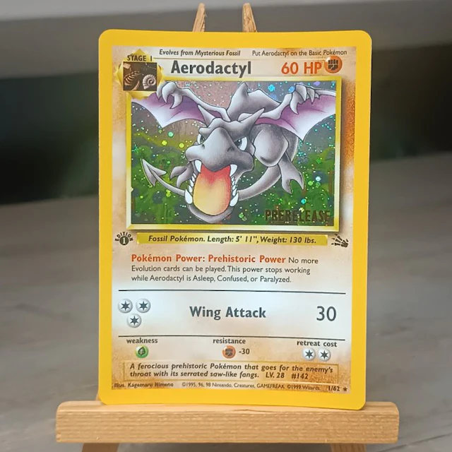 Pokémon - 1 Card - Aerodactyl first edition Prerelease...