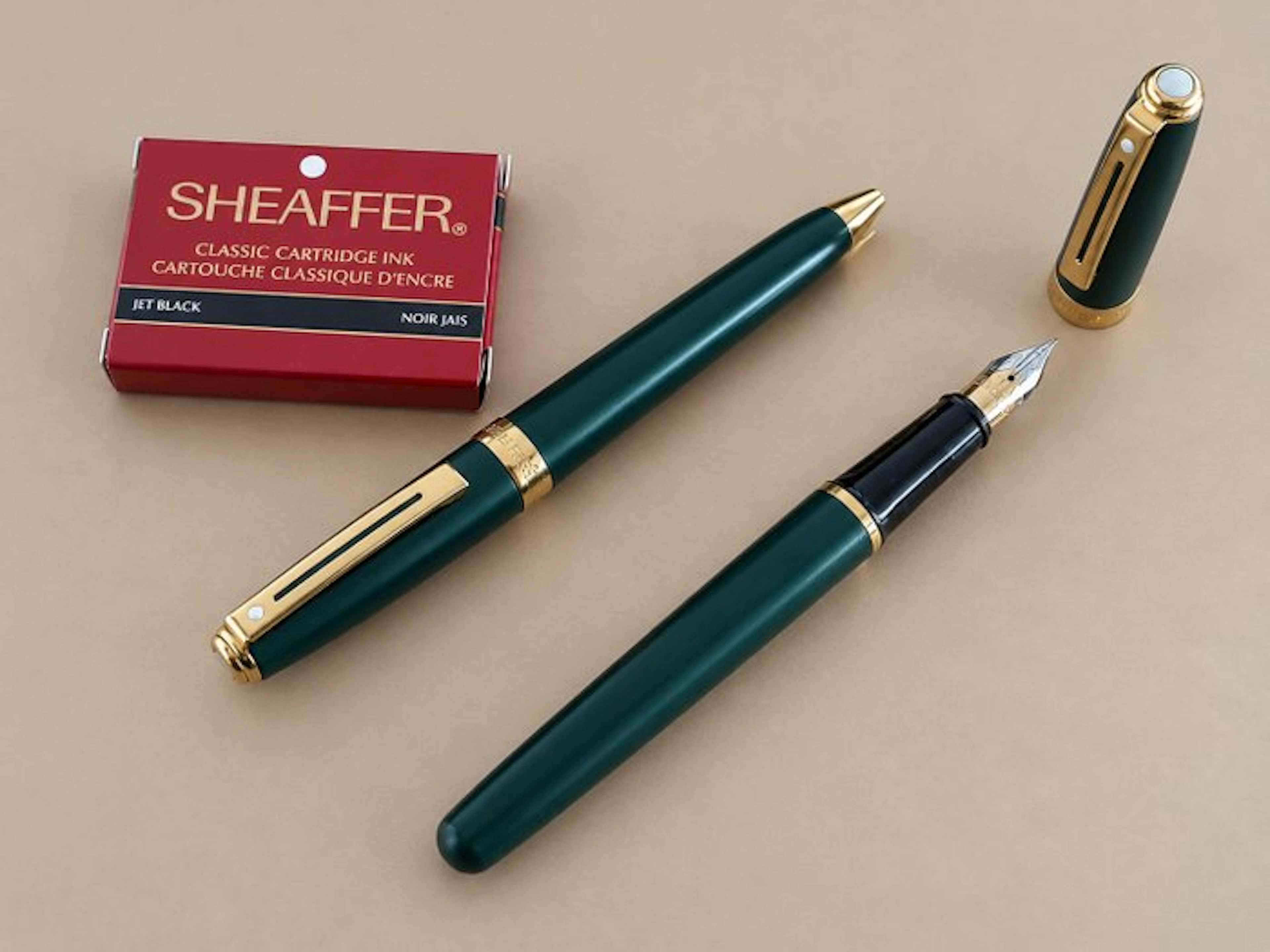 Sheaffer - Prelude 349 Matte Green GT(x2) - No reserve price - Pen set