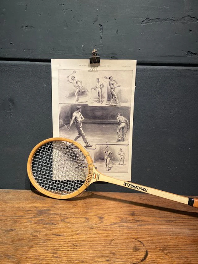Vintage squash racket - made in England - Varsity