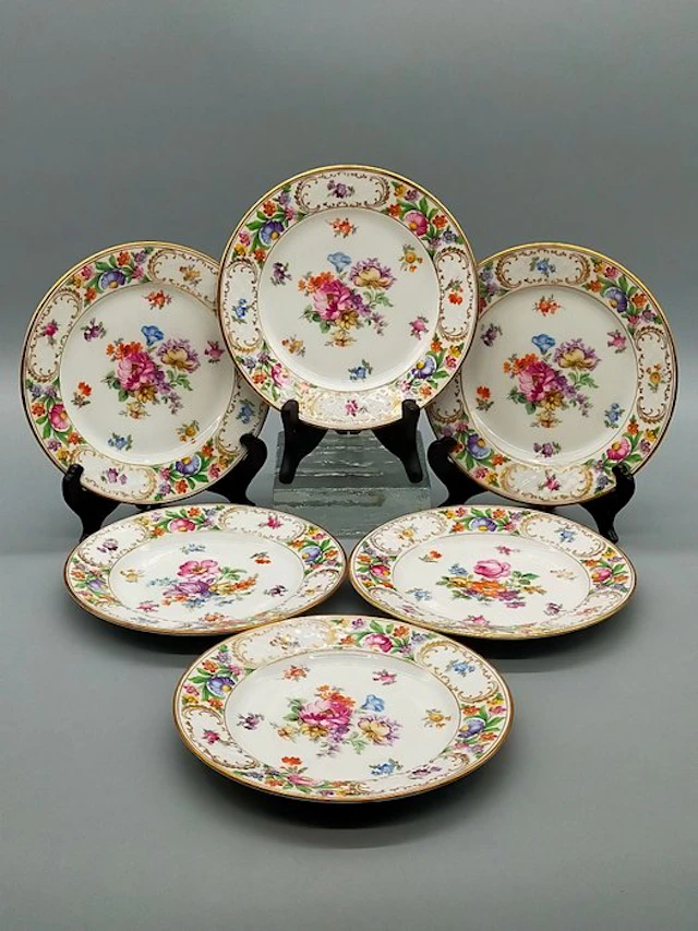Schumann Dresden - Dinner set - Porzellan – Elegantes Set...