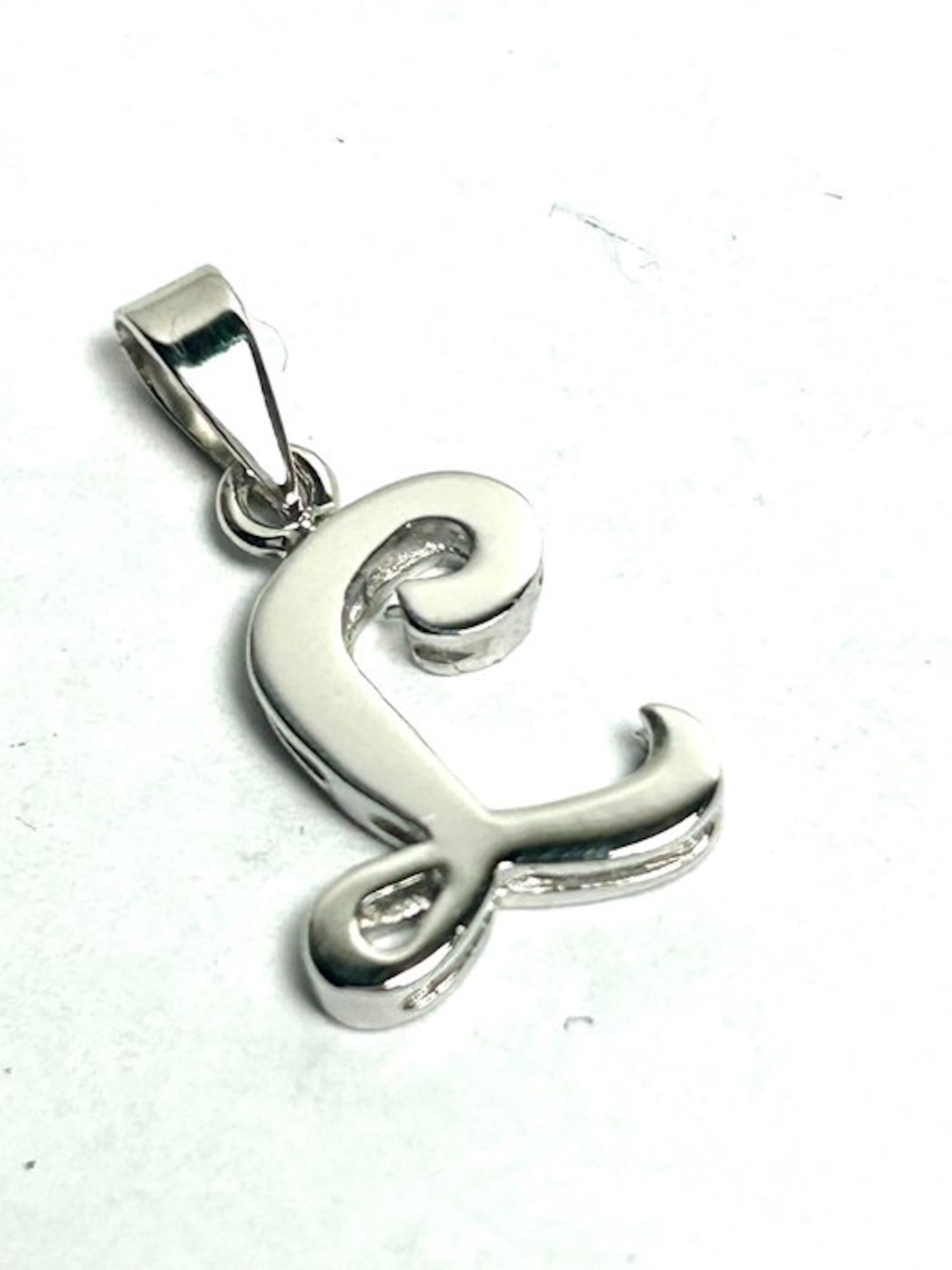 Pendant - 18 kt. White gold