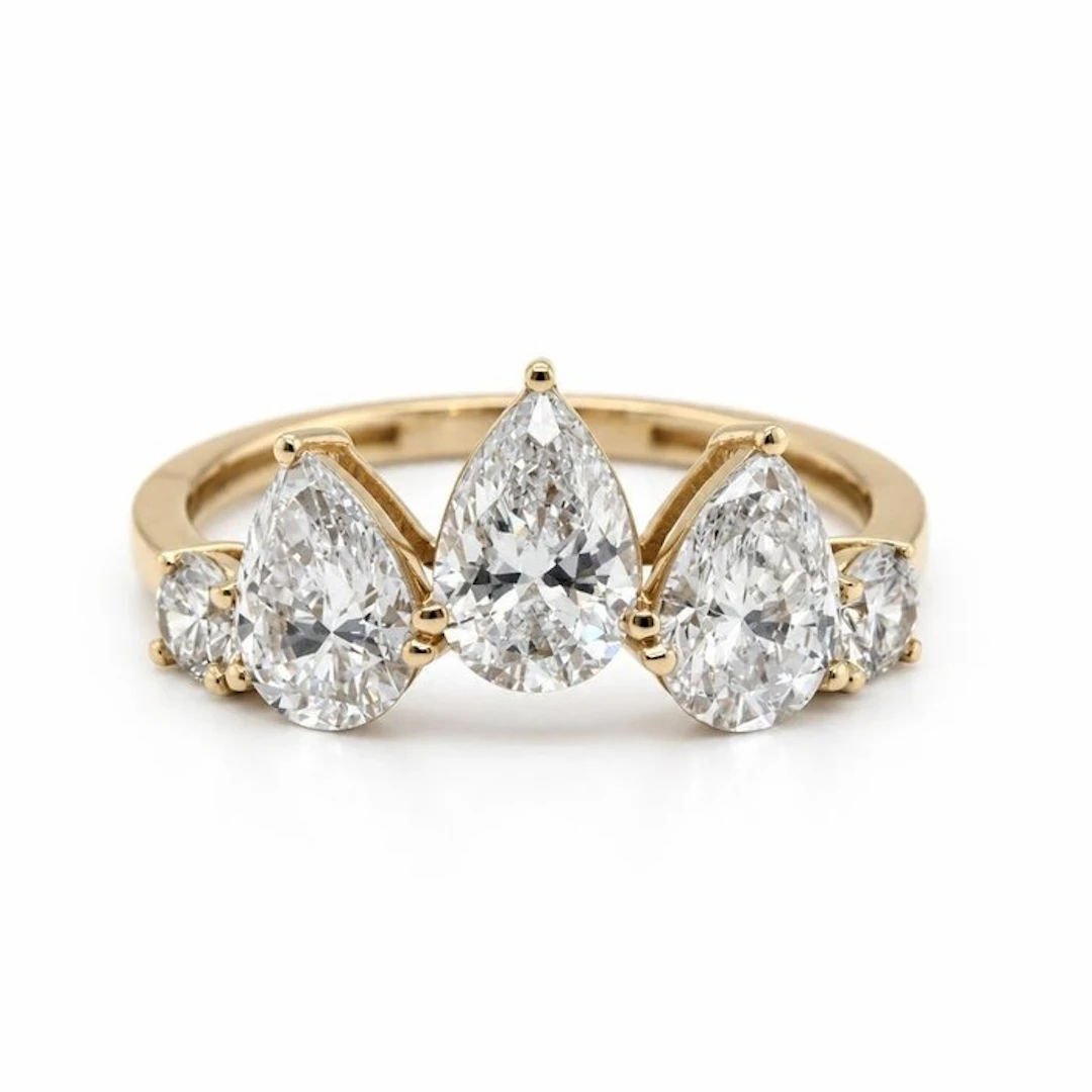 No reserve price - Ring - 14 kt