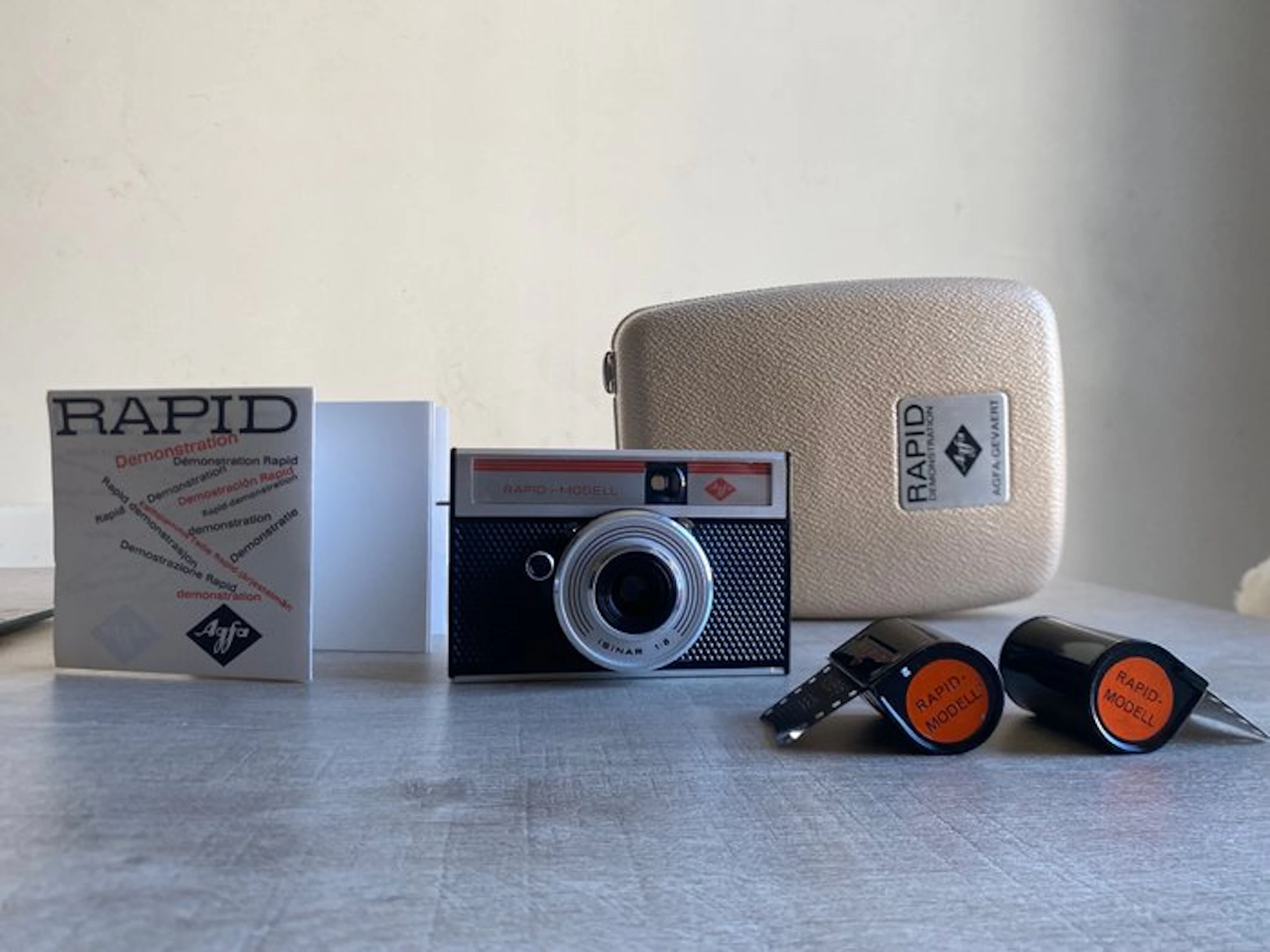 Agfa Rapid-Modell (IF) - very rare Shop-Demonstrator with...