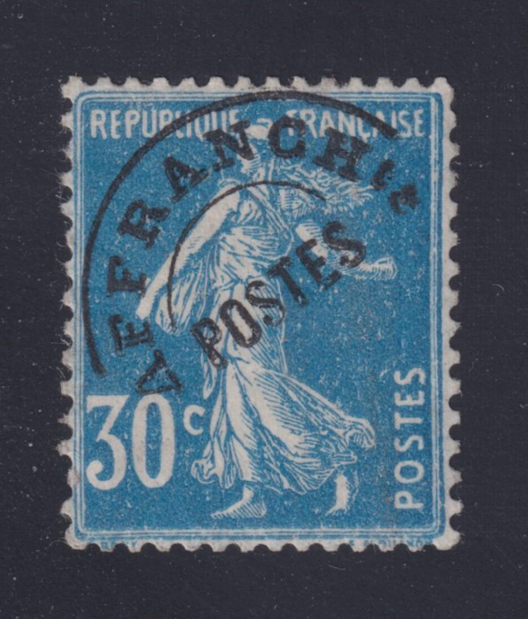 France 1922/1927 - Pre-obliterated stamp No