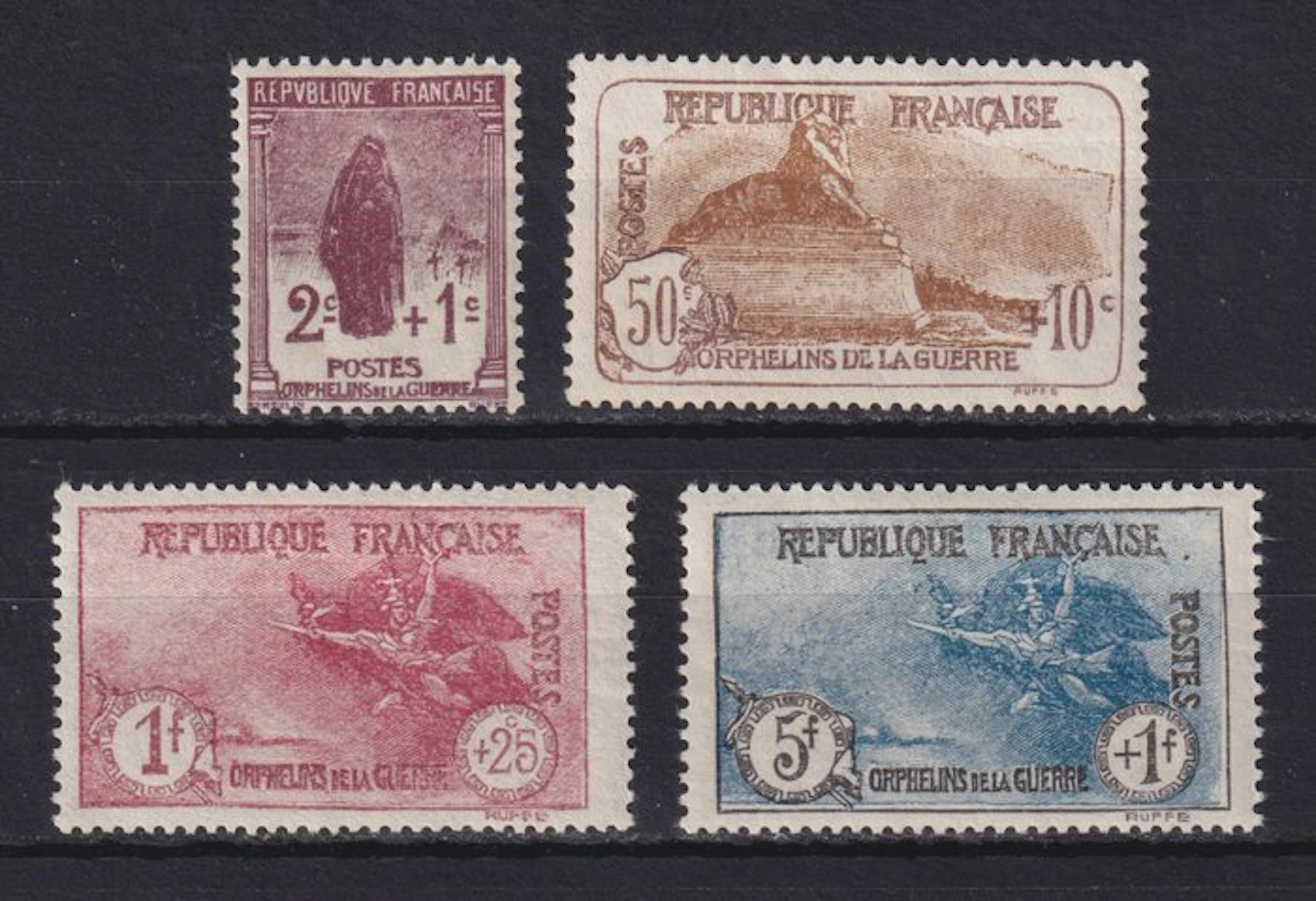 France 1927 - 3rd series of War Orphans