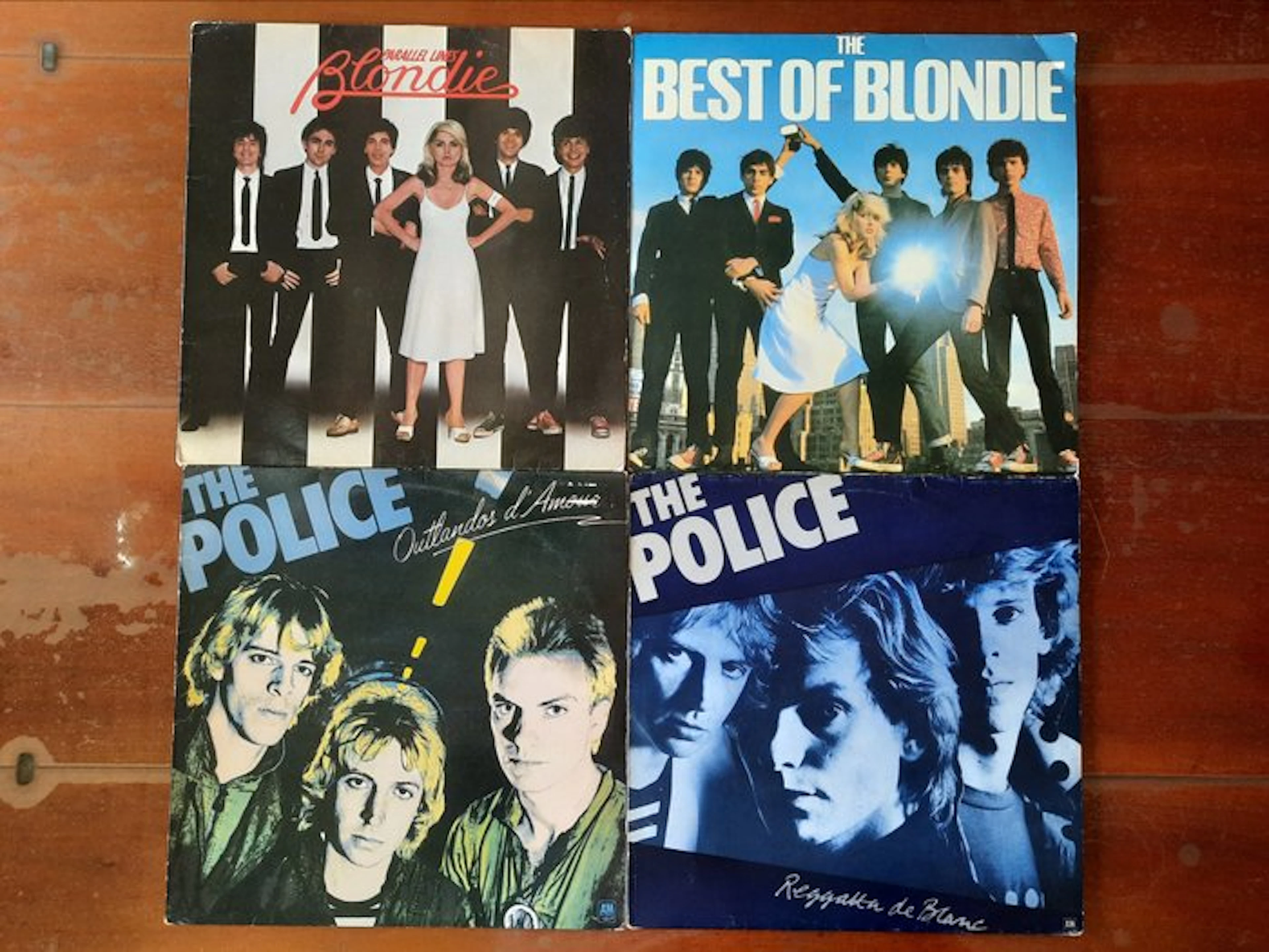 Blondie, Police - 4 x LP Albums - Multiple titles - LP...