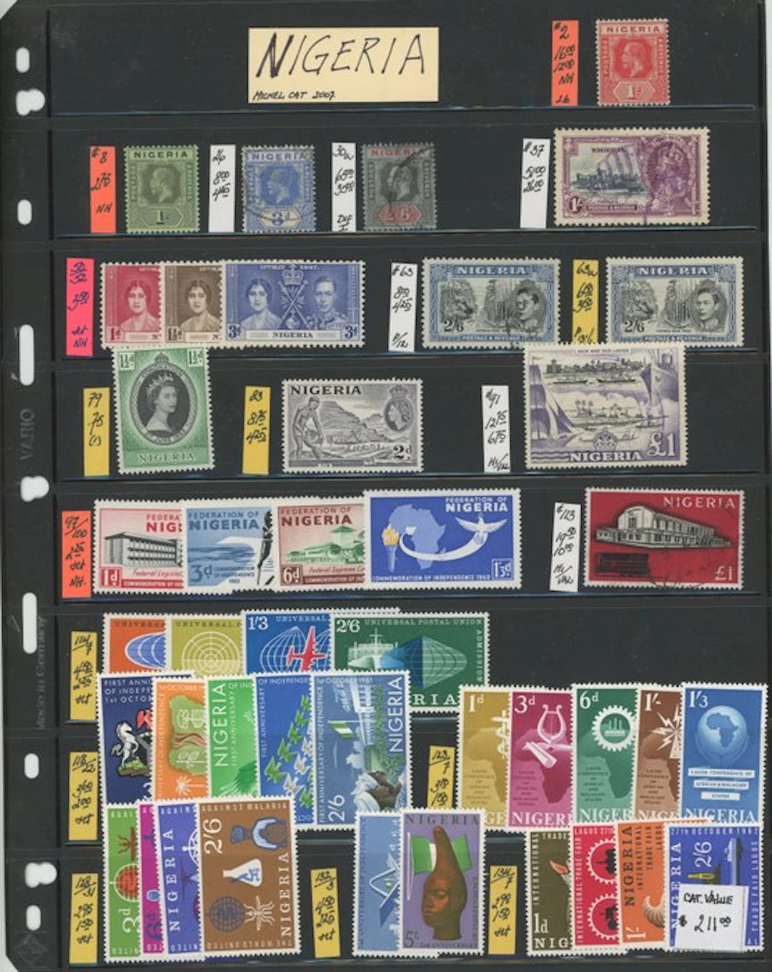 Nigeria - Nigeria / Rhodesia / Nyasaland - From a dealer's stock