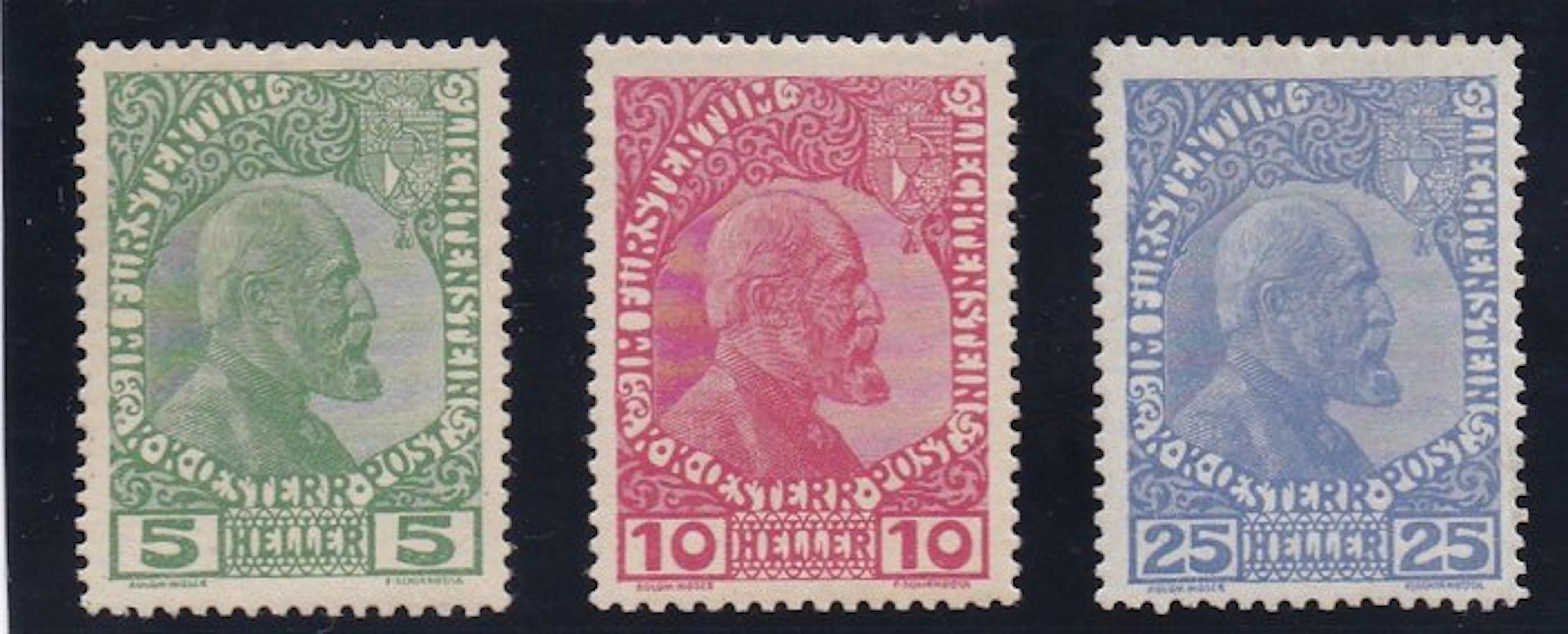 Liechtenstein 1912 - Prince John II - Zumstein