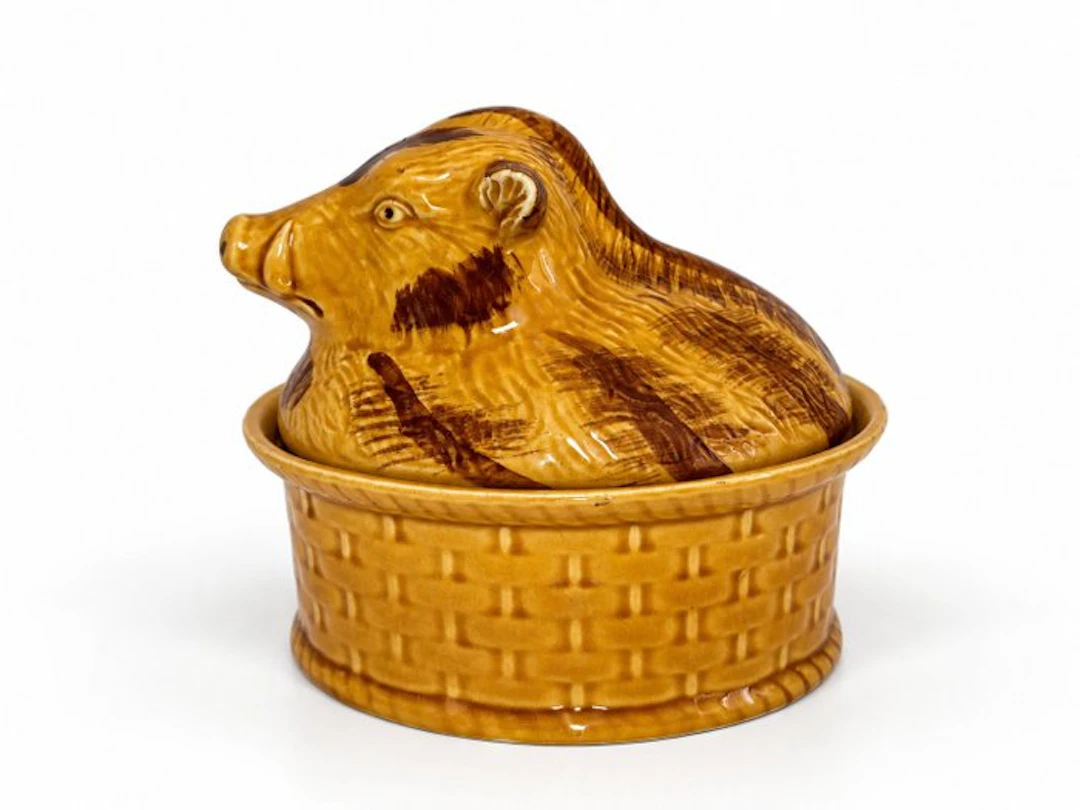 Table service - Glazed ceramic - Wild boar