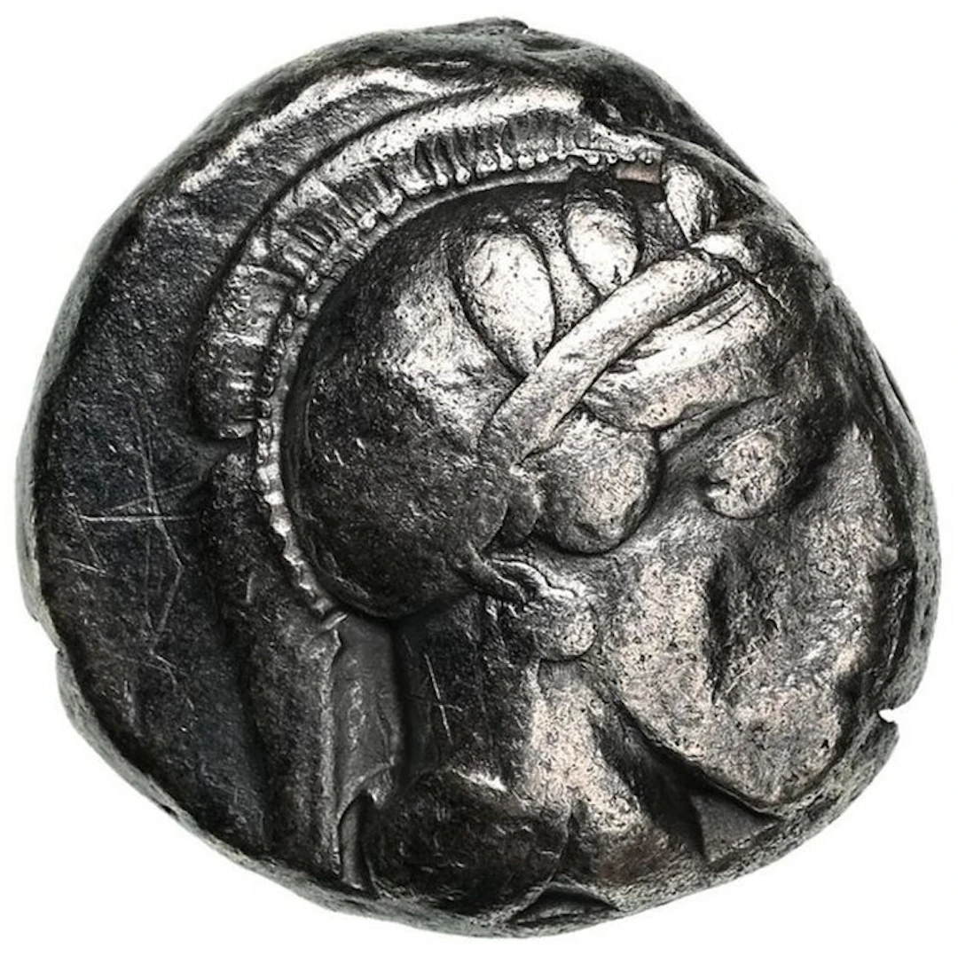 Attica, Athens Tetradrachm 454-404 B.C. - Athena und AΘE Eule