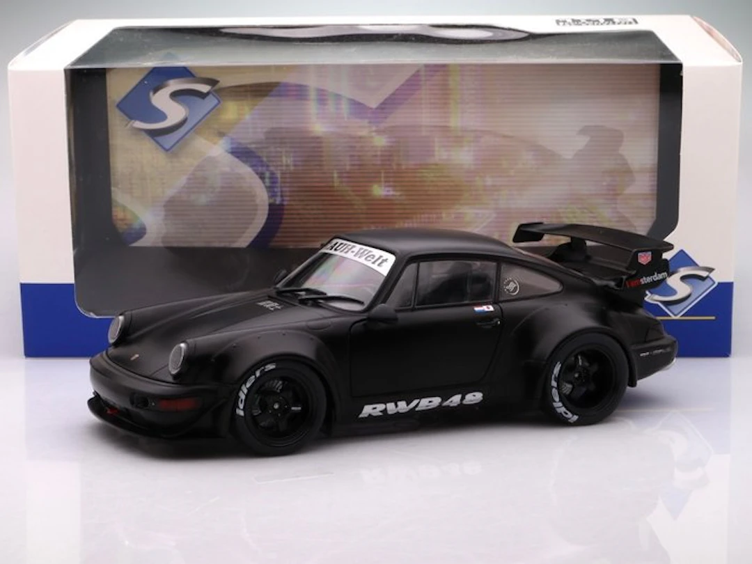 Solido 1:18 - Model sports car - Porsche 911 RWB Darth...