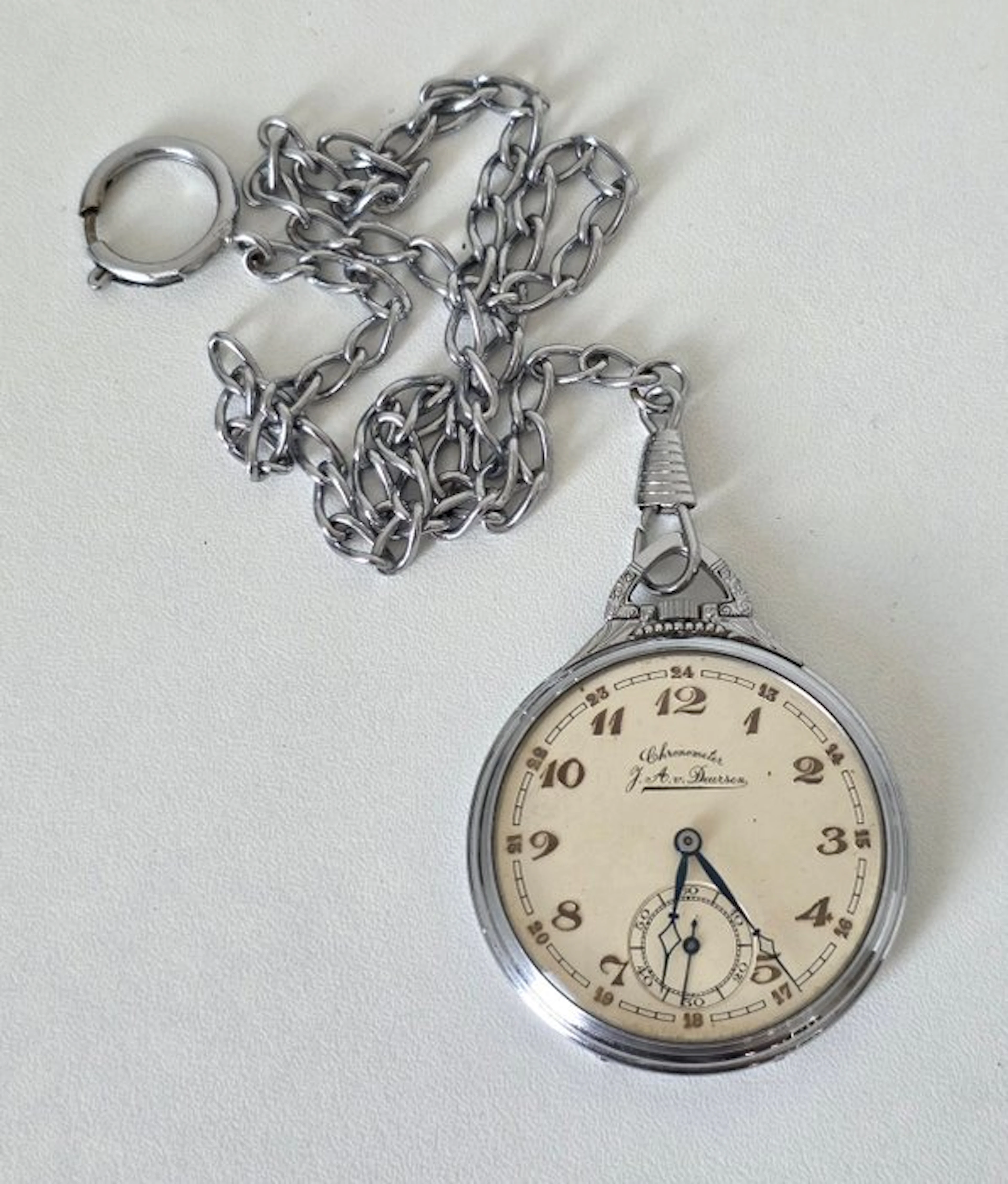 Antiek Zwitsers Zakhorloge (Chronometer) – J.A