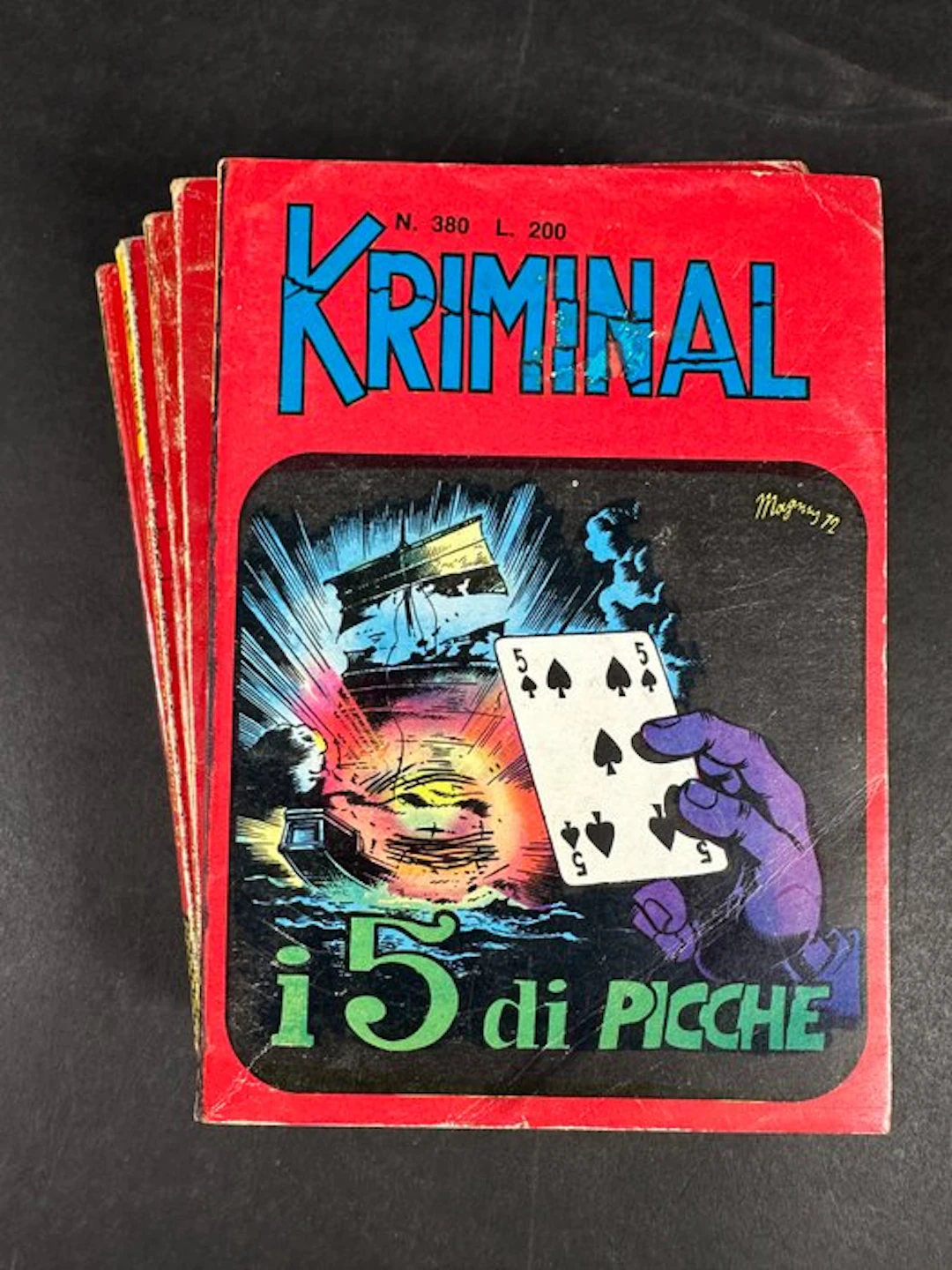 Kriminal nn. 380/384 - 5 Comic - First edition - 1972