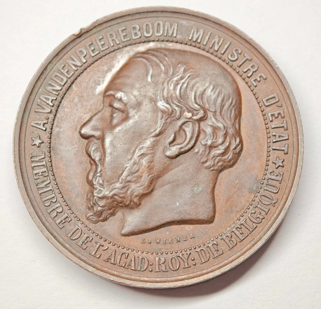 Belgium. Medal 1883 Brussel Erepenning A. vanden Peereboom (No reserve price)