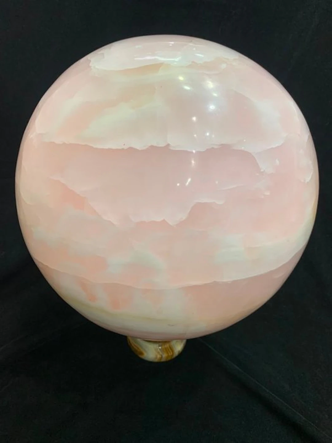 Huge Pink Mangano UV reactive Calcite Sphere- 18995 g - (1)