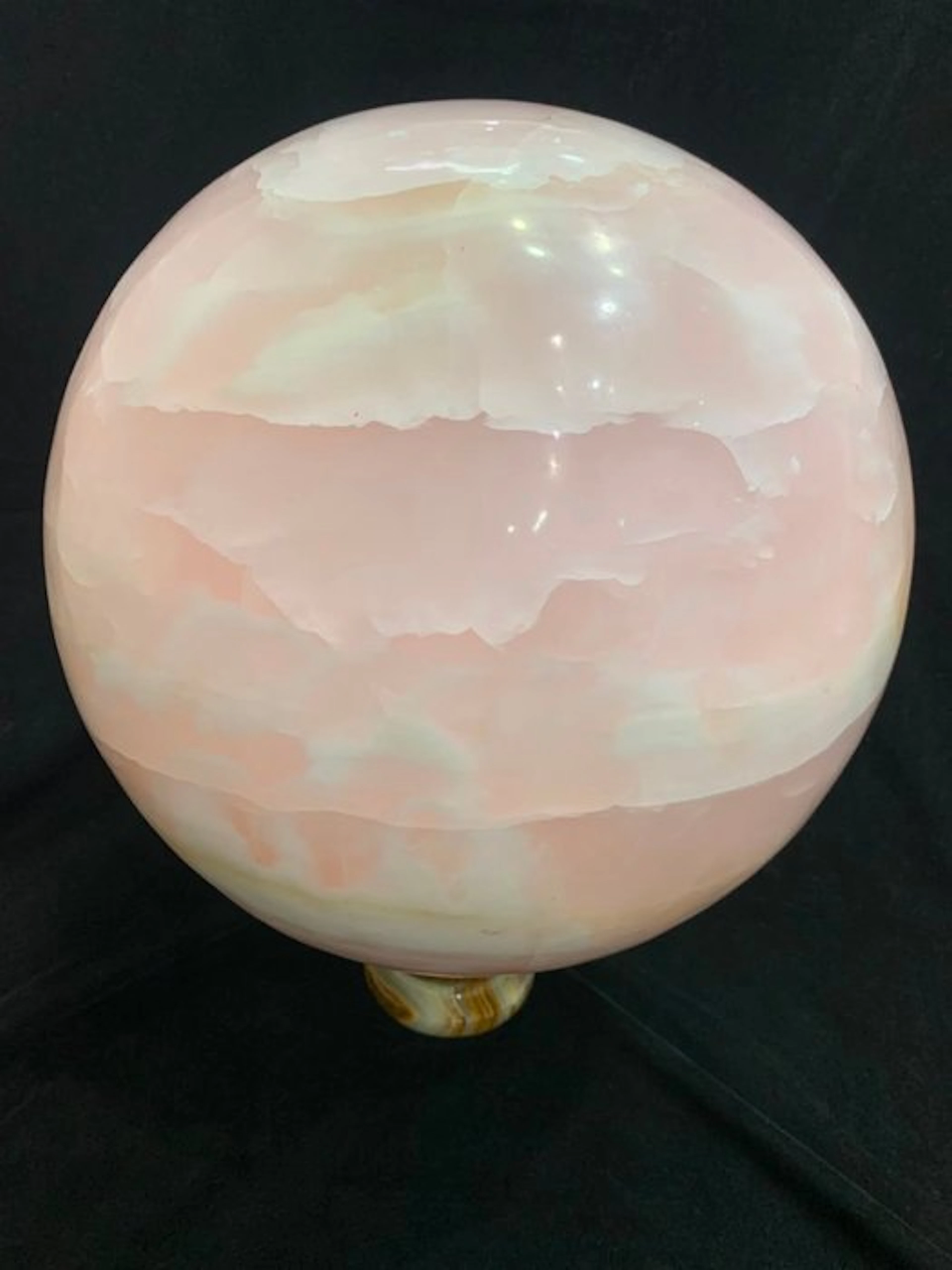 Huge Pink Mangano UV reactive Calcite Sphere- 18995 g - (1)