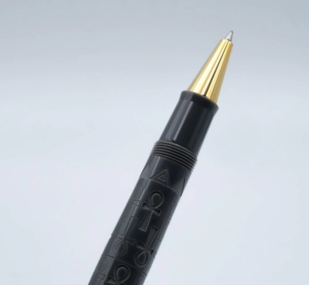 Tibaldi - Bononia - Ankh - Dark Grey - Gold Plated - (TBBURG3) - Roller