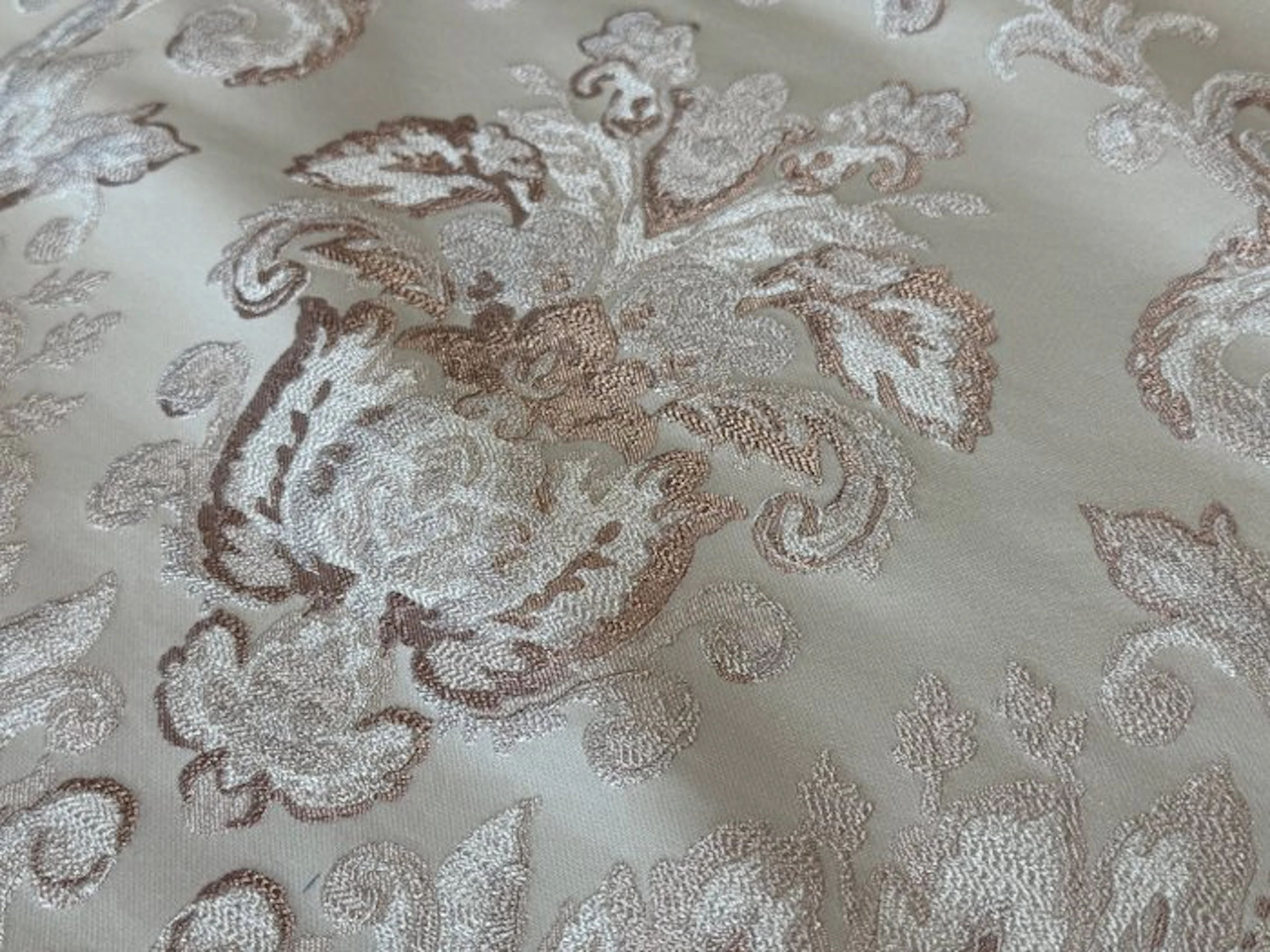 Regal Baroque Harmony in Silk Lampasso - Upholstery fabric - 500 cm - 140 cm