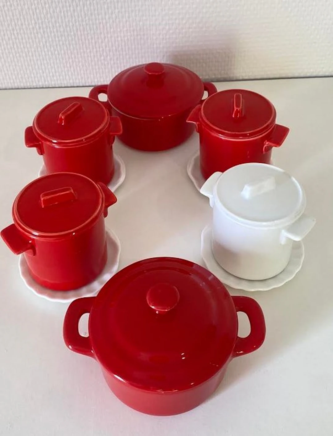 Style Le Creuset - Casserole dish (10) - Ceramic, Enamel