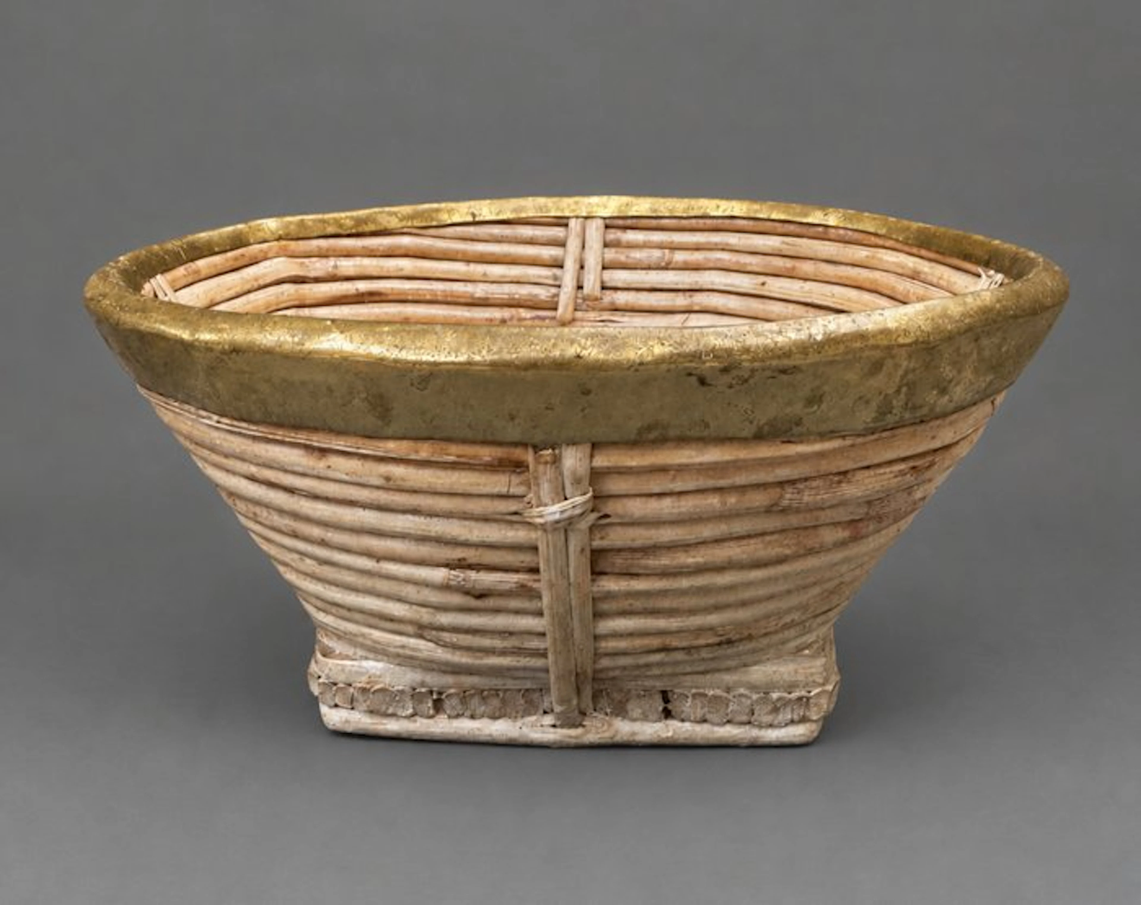 Gabriella Crespi - Centrepiece - Rattan, Brass - the 1960s