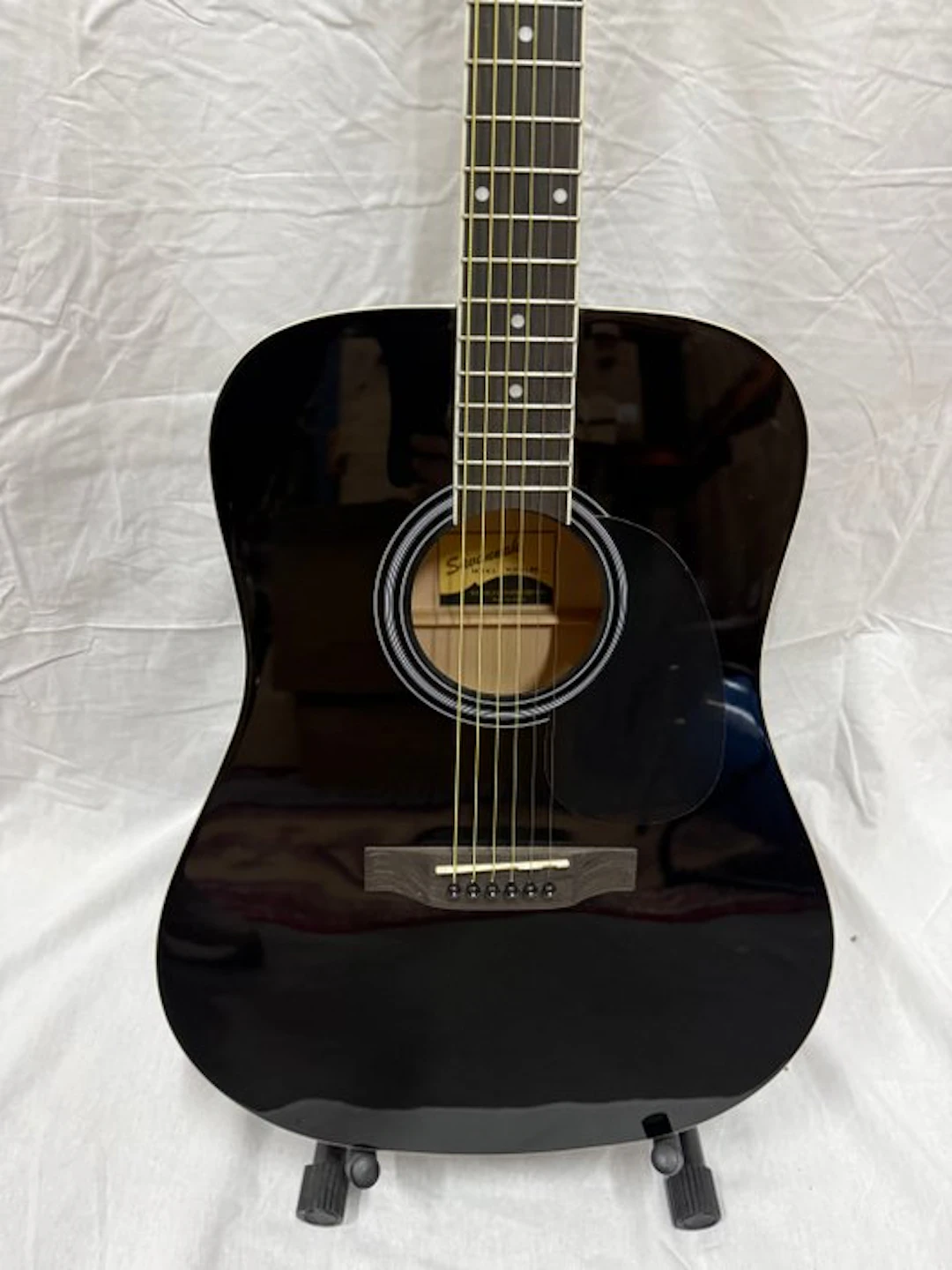 Savannah - SGD-12-BK Dreadnought - Black - - Acoustic guitar (No reserve price)