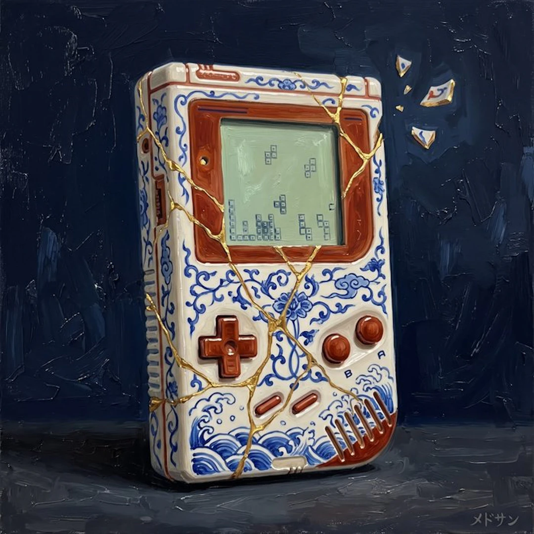 MEDSAN - Kintsugi Game Boy (金継ぎのゲームボーイ) - UNIQUE WORK