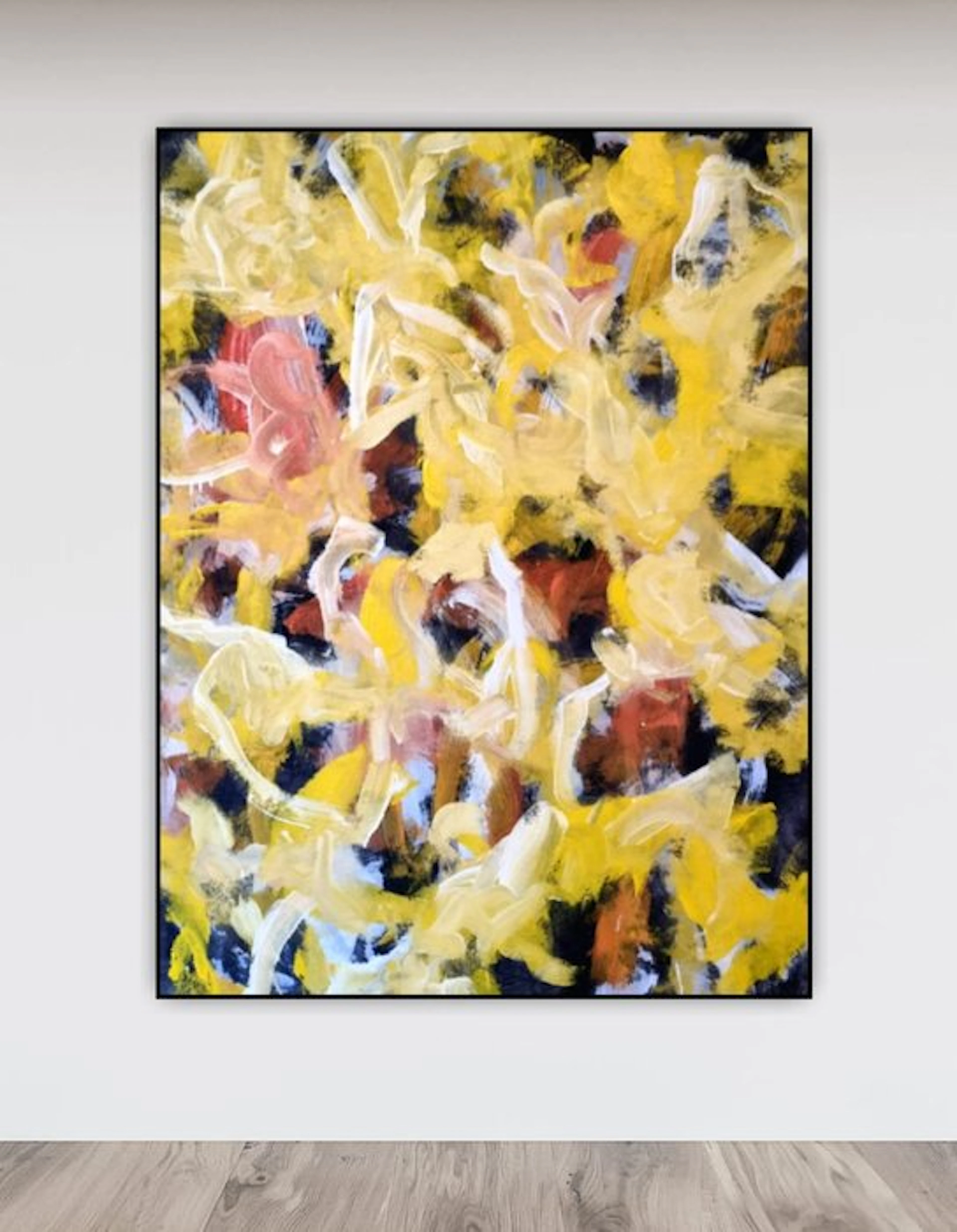 Étienne Pixa - Composition 1A.9.D - Large abstract painting