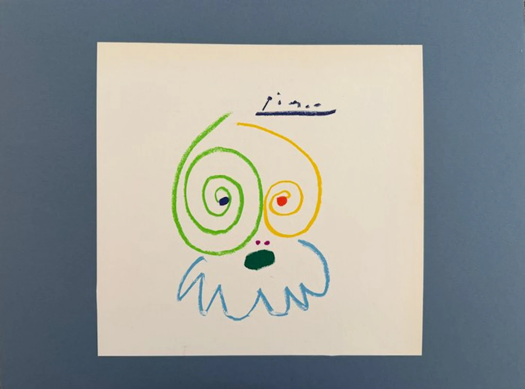 Pablo Picasso (1881-1973) - Etude de visage