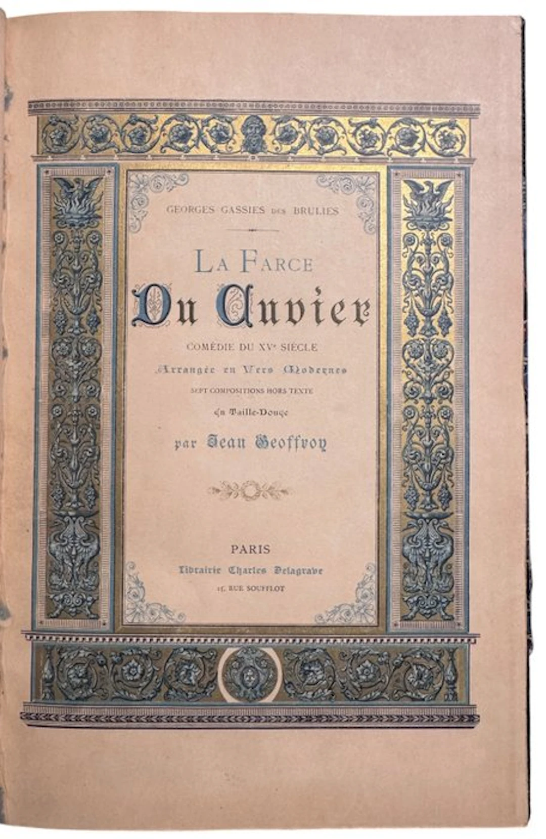 Georges Gassies des Brulies. - La Farce du Cuvier. - 1888