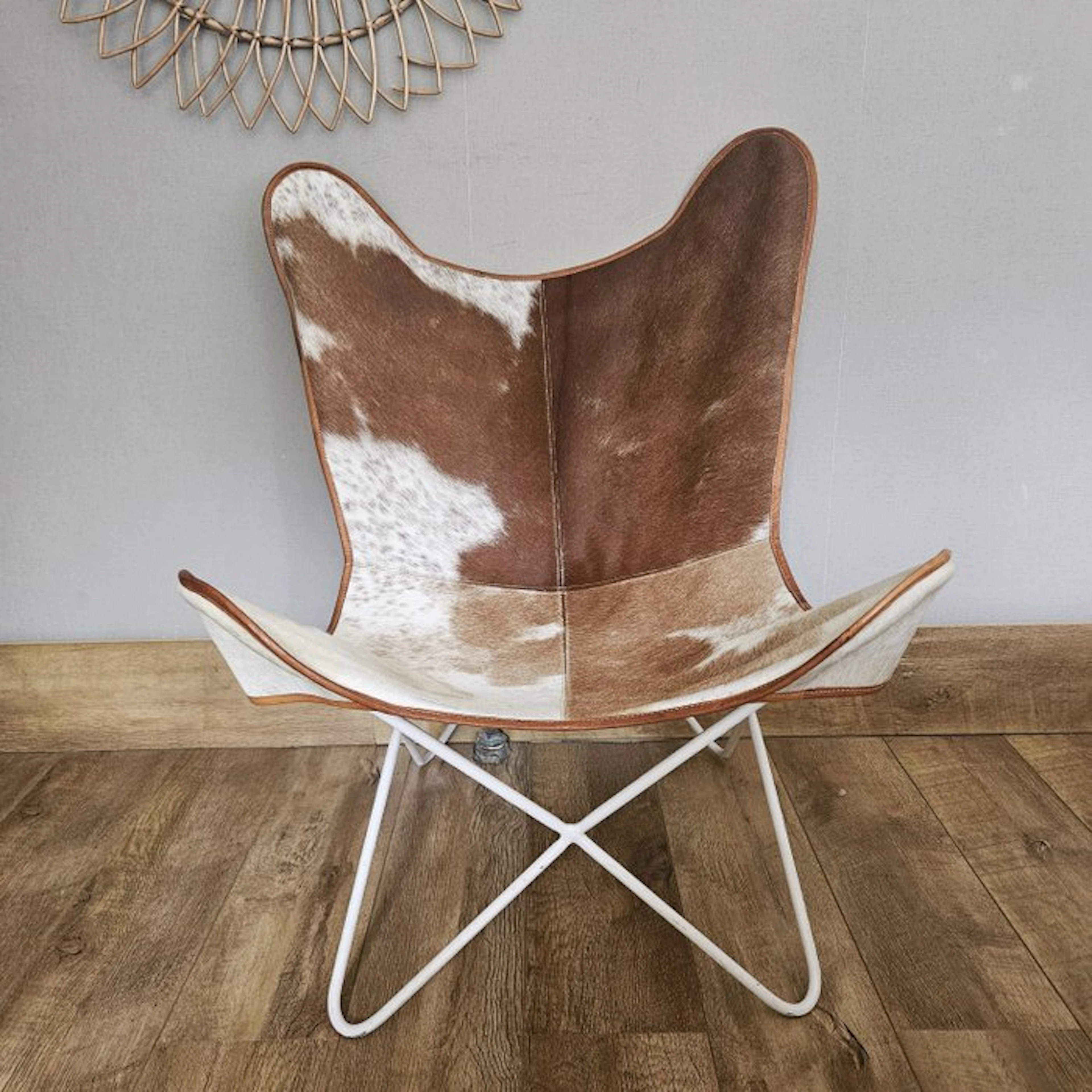 Chair - Butterfly chair (3107) - Iron, Leather