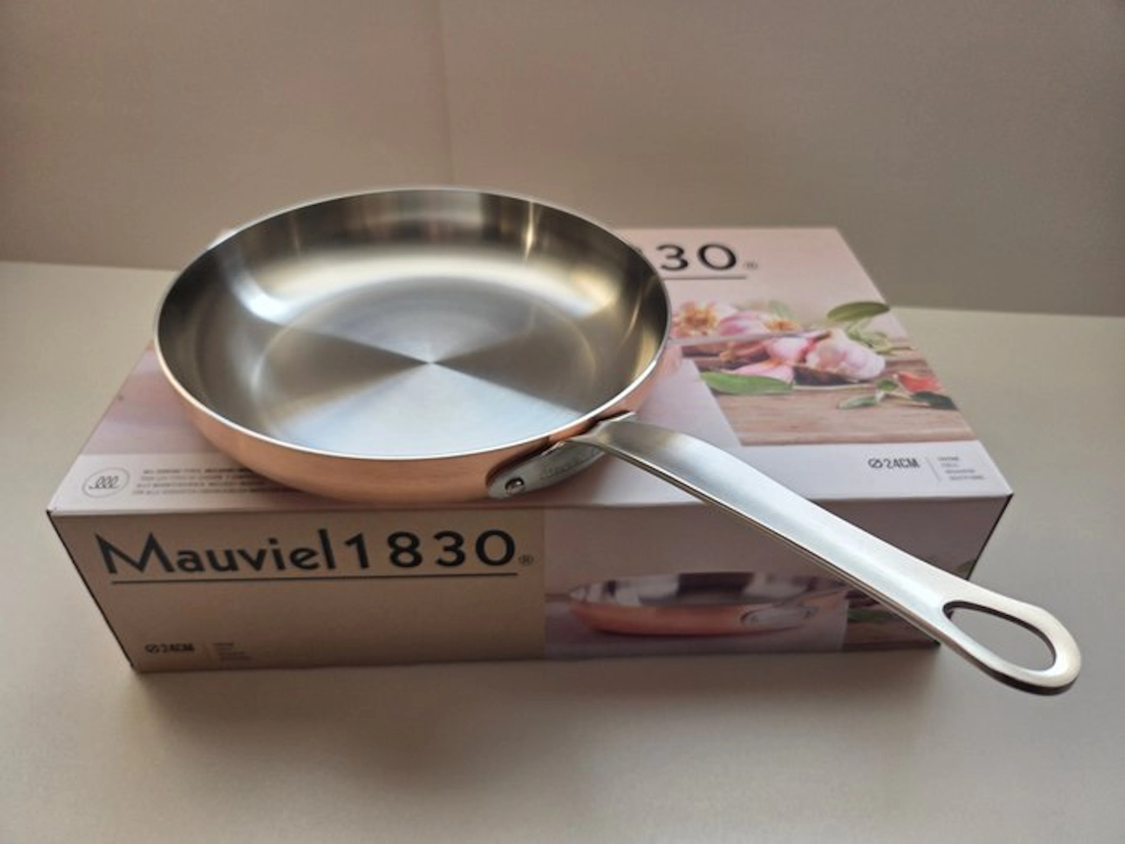 Mauviel - Casserole dish - Mauviel 1830 copper roasting pan 24 cm - Copper