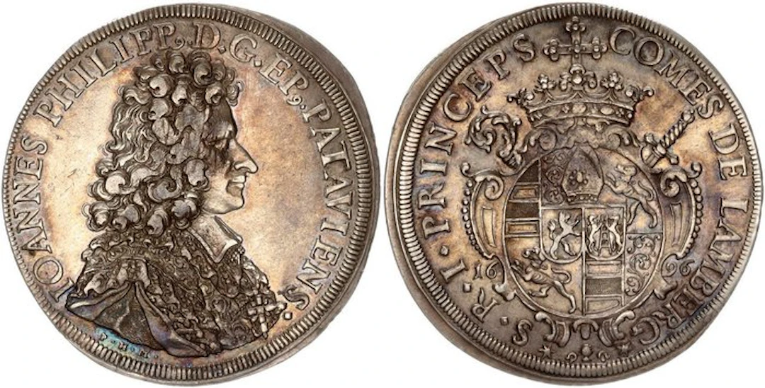 Germany, Passau. Johann Philipp Graf von Lamberg. Reichstaler 1696