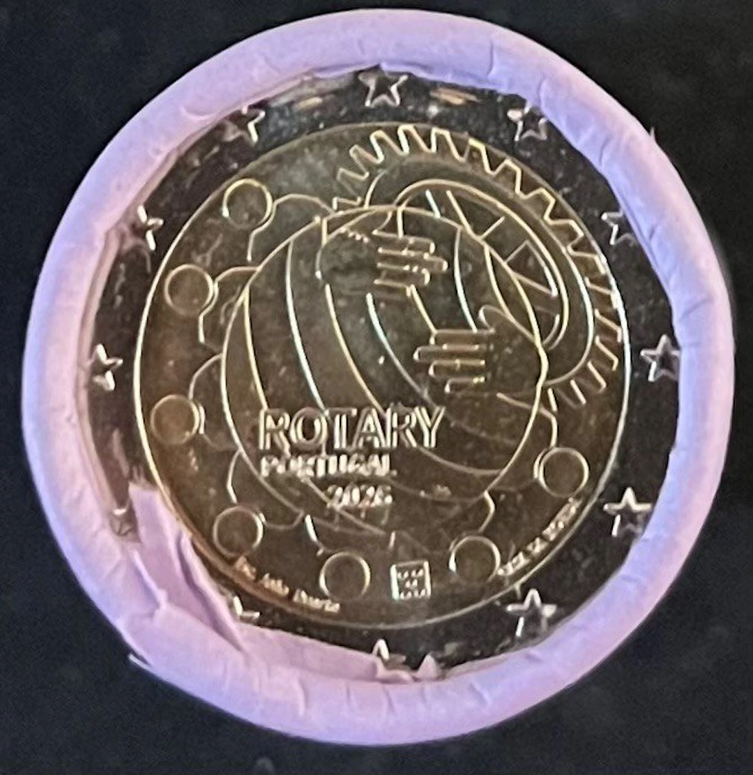 Portugal. 2 Euro 2026 "Rotary" (25 stuks) in zichtrol (No reserve price)