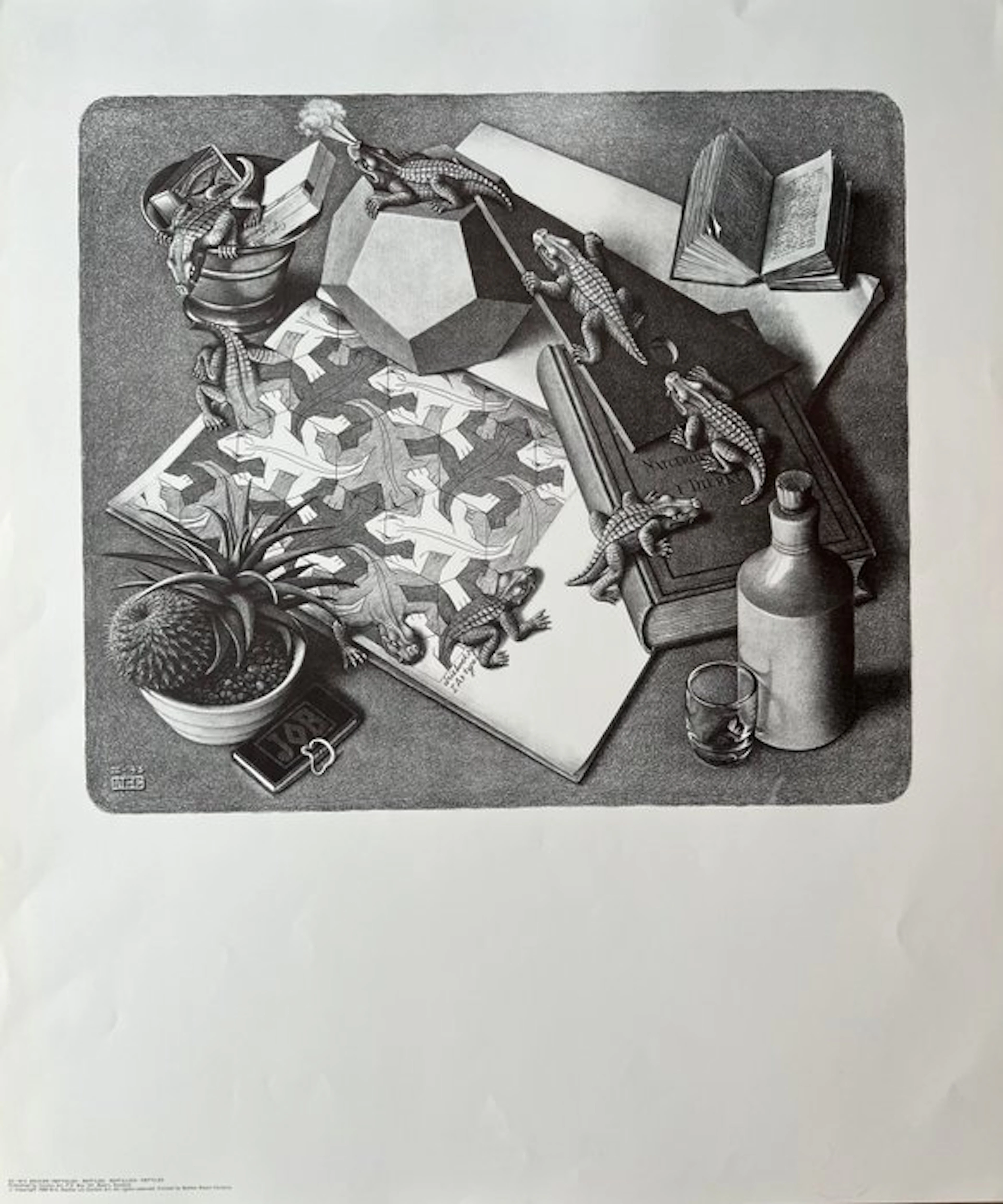 M.C. Escher (1898-1972) - Reptiles