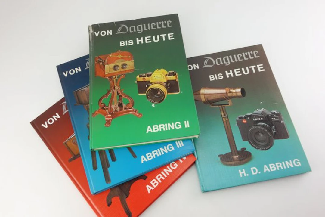 Hans Dieter Abring - Von Daguerre bis Heute H.D.Abring 4. Bände (jz021) - 1977