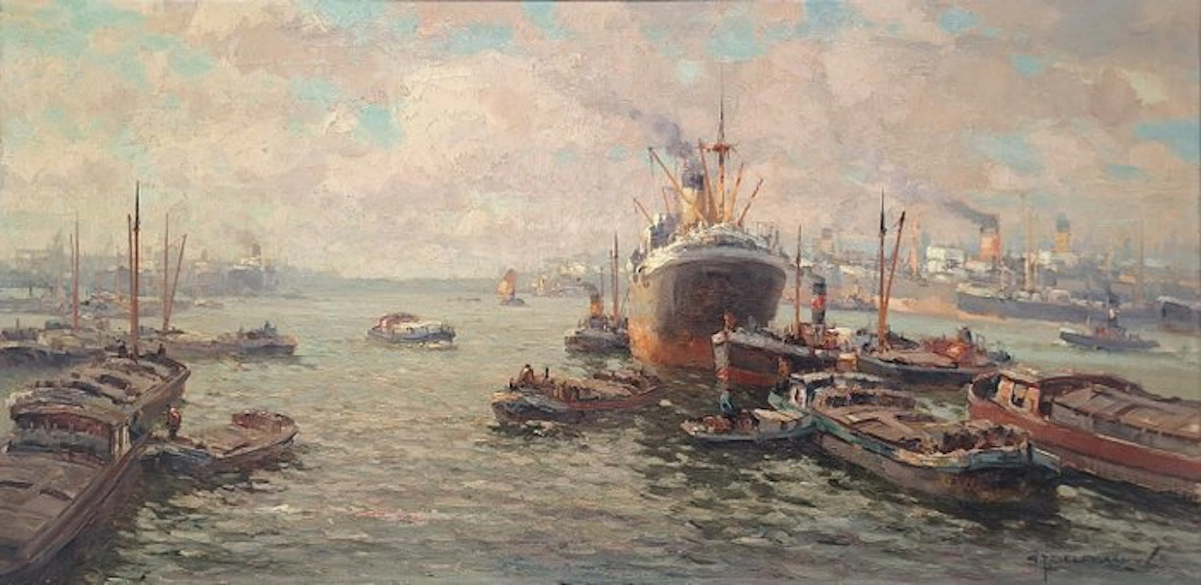 Gerardus Johannes Delfgaauw (1882-1947) - Bedrijvigheid in de Rotterdamse haven