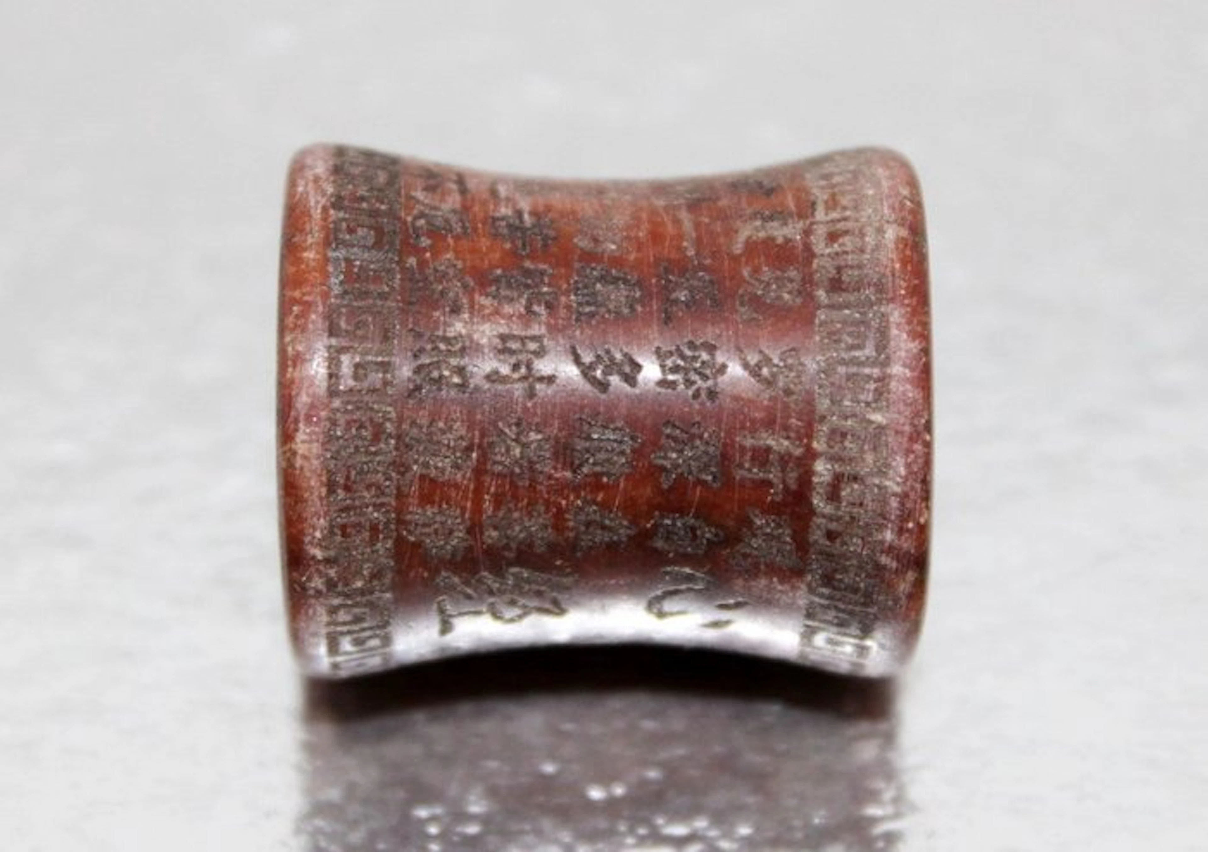 Antique Buddhist Sacred Chinese handmade bead amulet with...