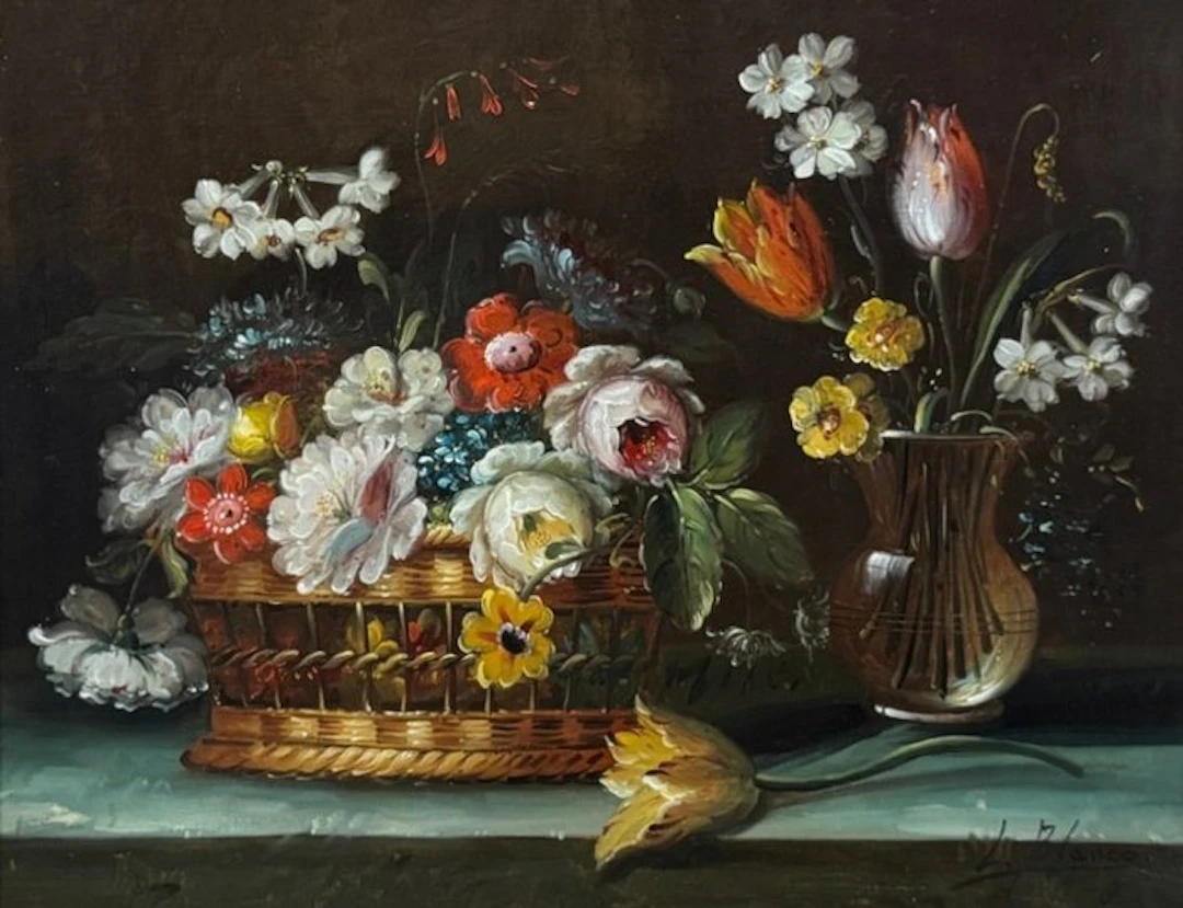 Lorenzo Blanco (1955) - Panier à Fleurs, II
