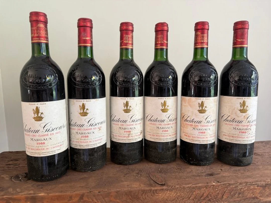 1988 Chateau Giscours - Margaux 3ème Grand Cru Classé - 6 Bottles (0.75L)