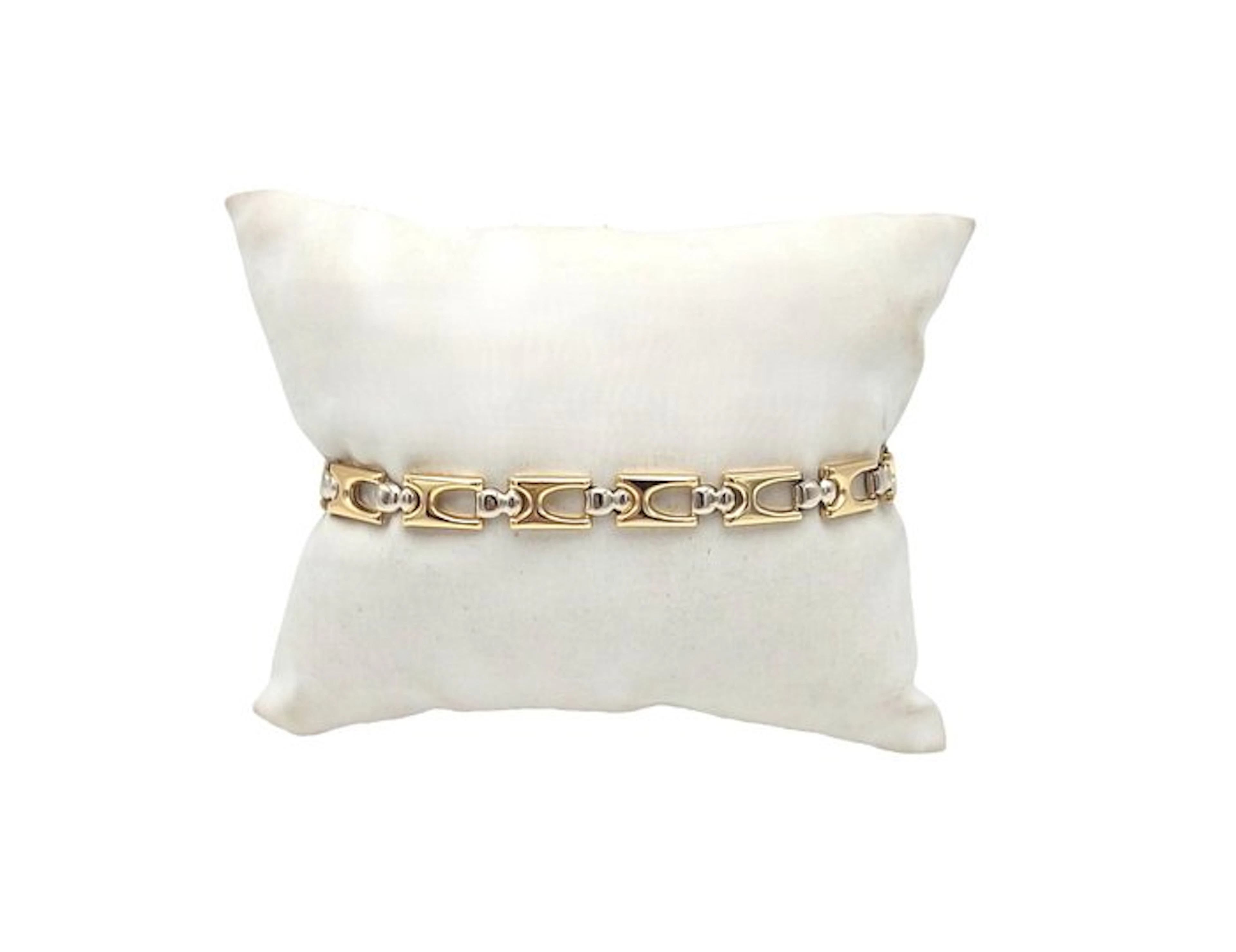 Bracelet - 18 kt. Yellow gold, White gold