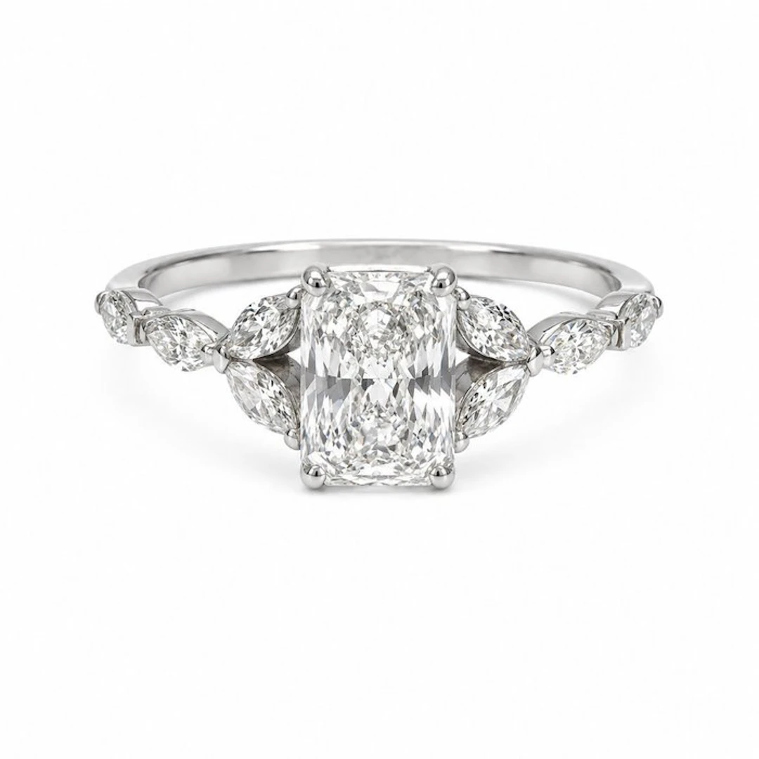 No reserve price - Ring - 14 kt