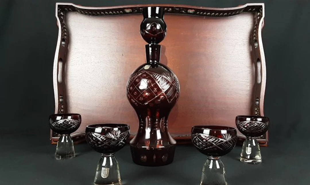 IMII Prodcomplex - Tirgu-Mures - Liquor set (5) - Rock crystal