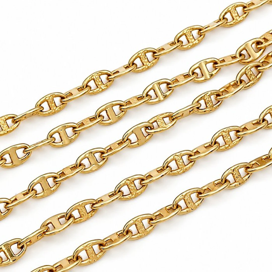 Necklace - 18 kt. Yellow gold - Made in Italy - Handmade
