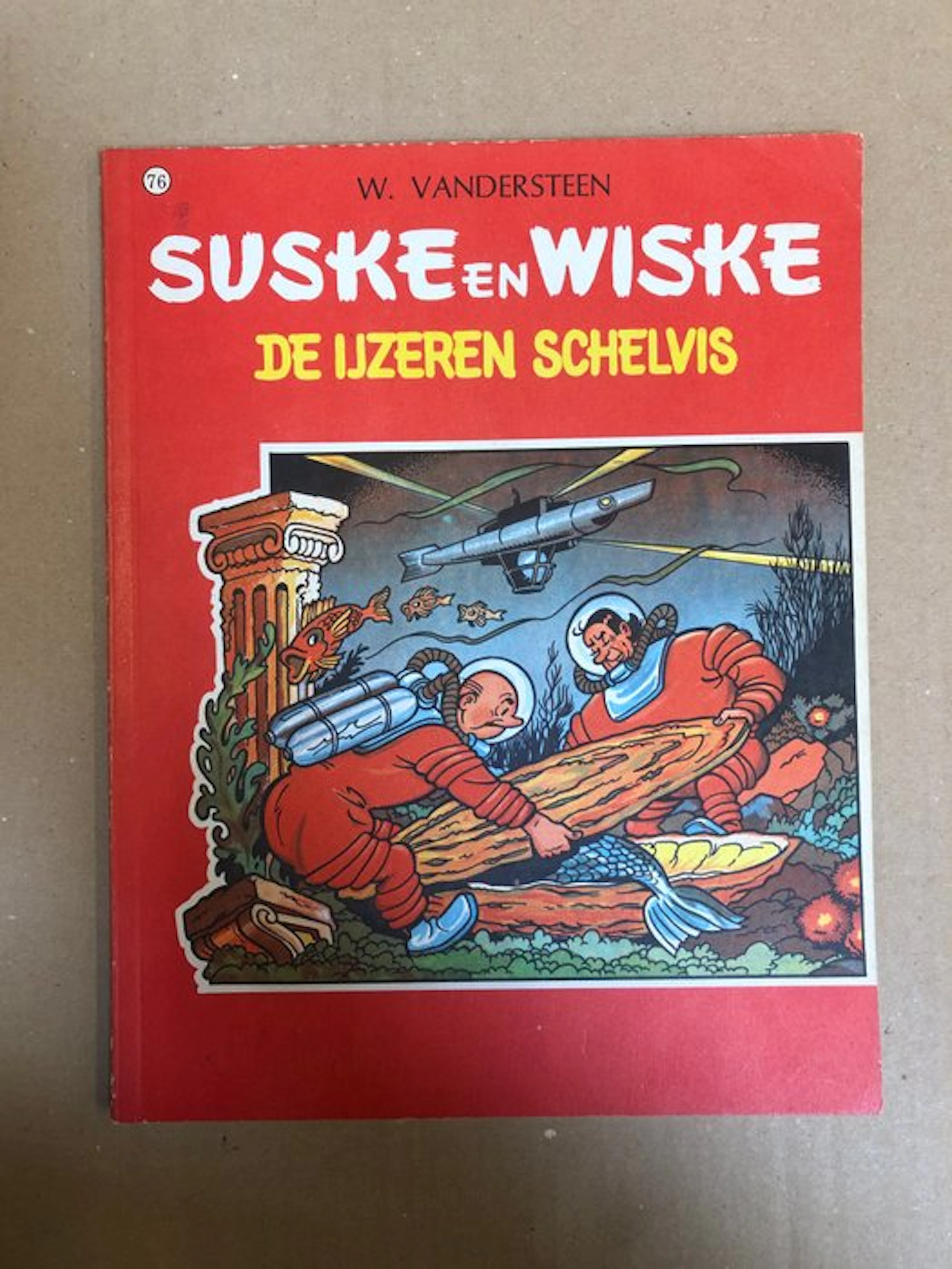 Suske en Wiske VK-76 - De IJzeren Schelvis - 1 Album - First edition - 1967